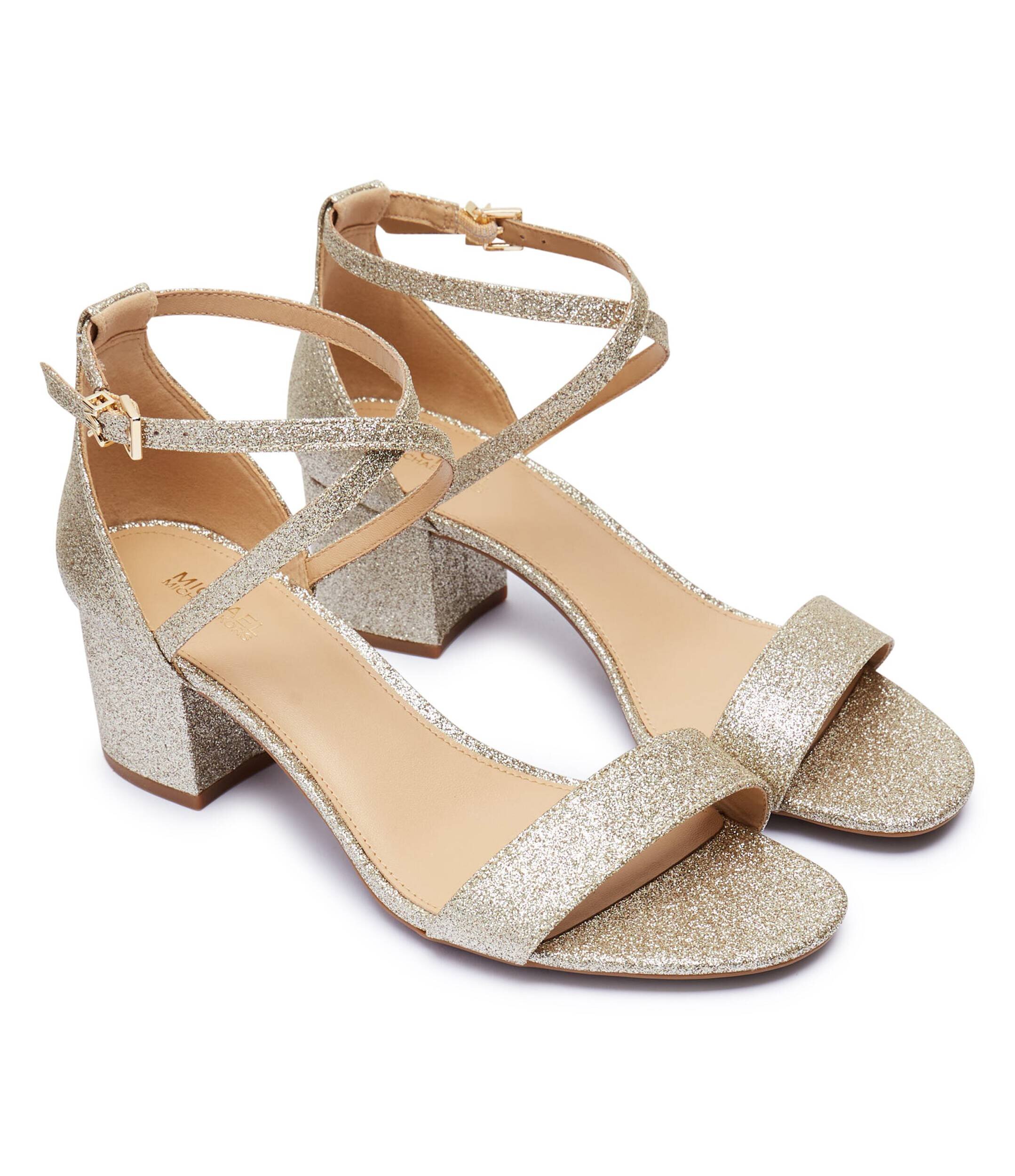 Michael Kors De piele sandale cu toc gros Serena