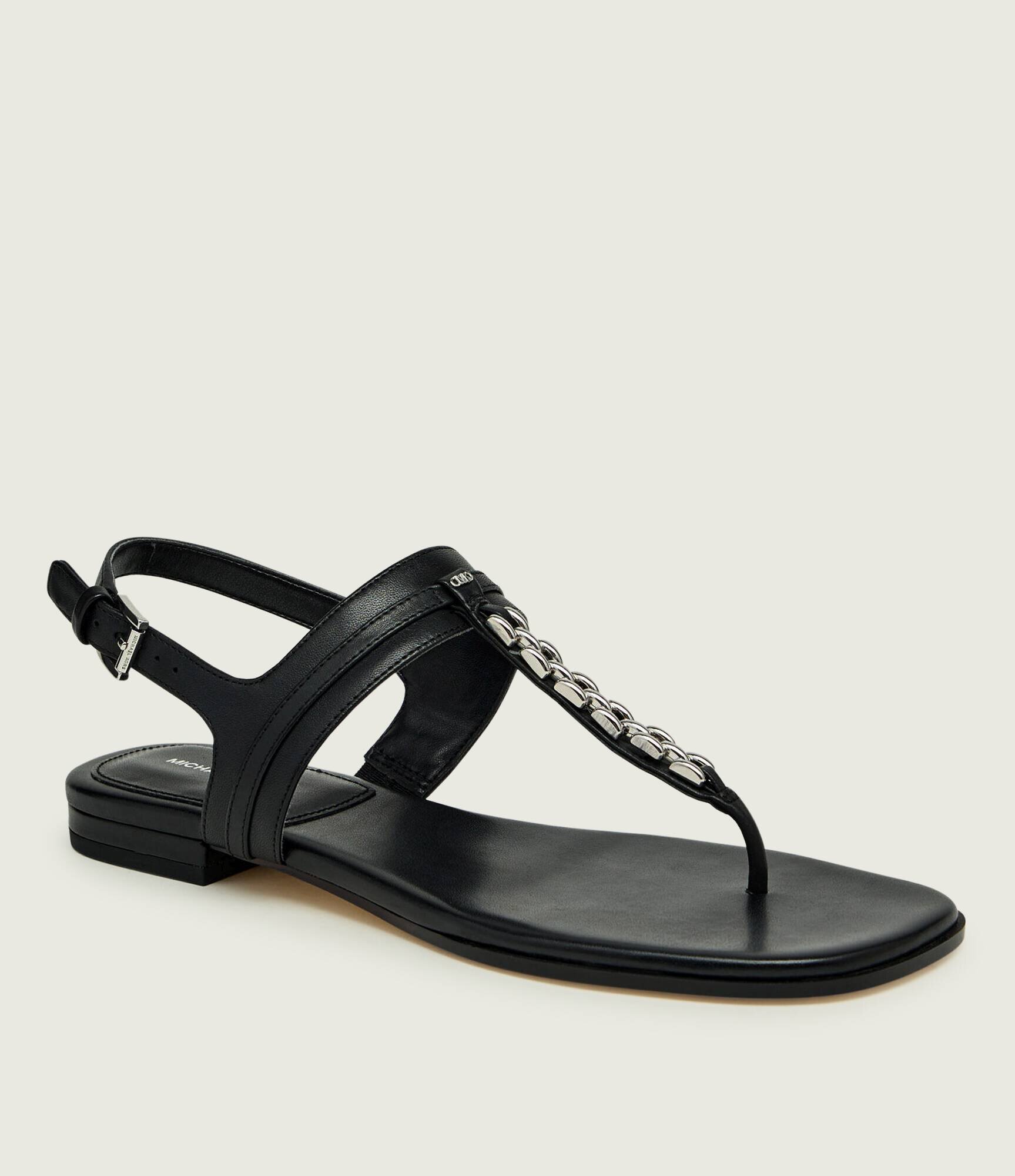 Michael Kors De piele sandale Marcia