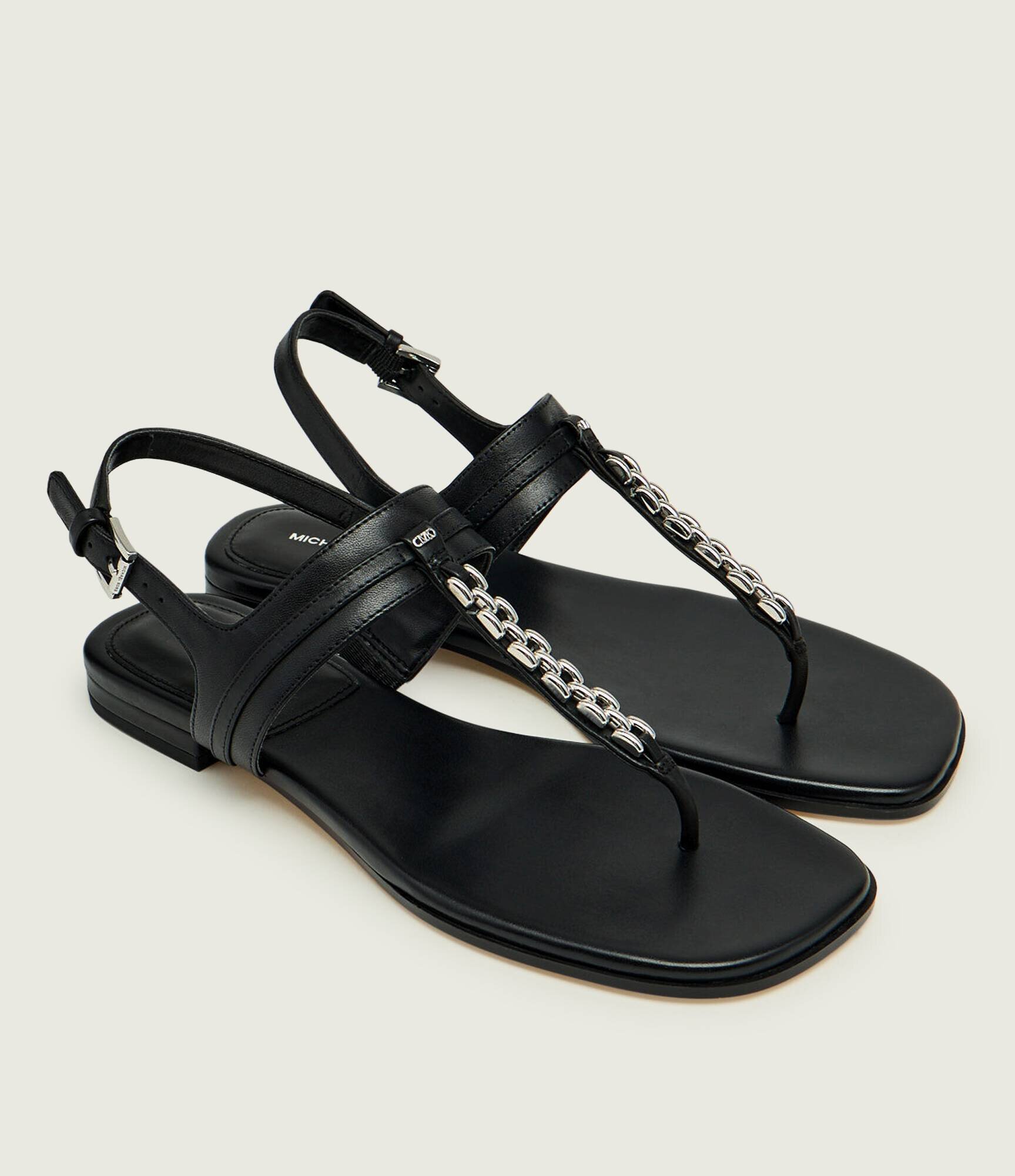 Michael Kors De piele sandale Marcia