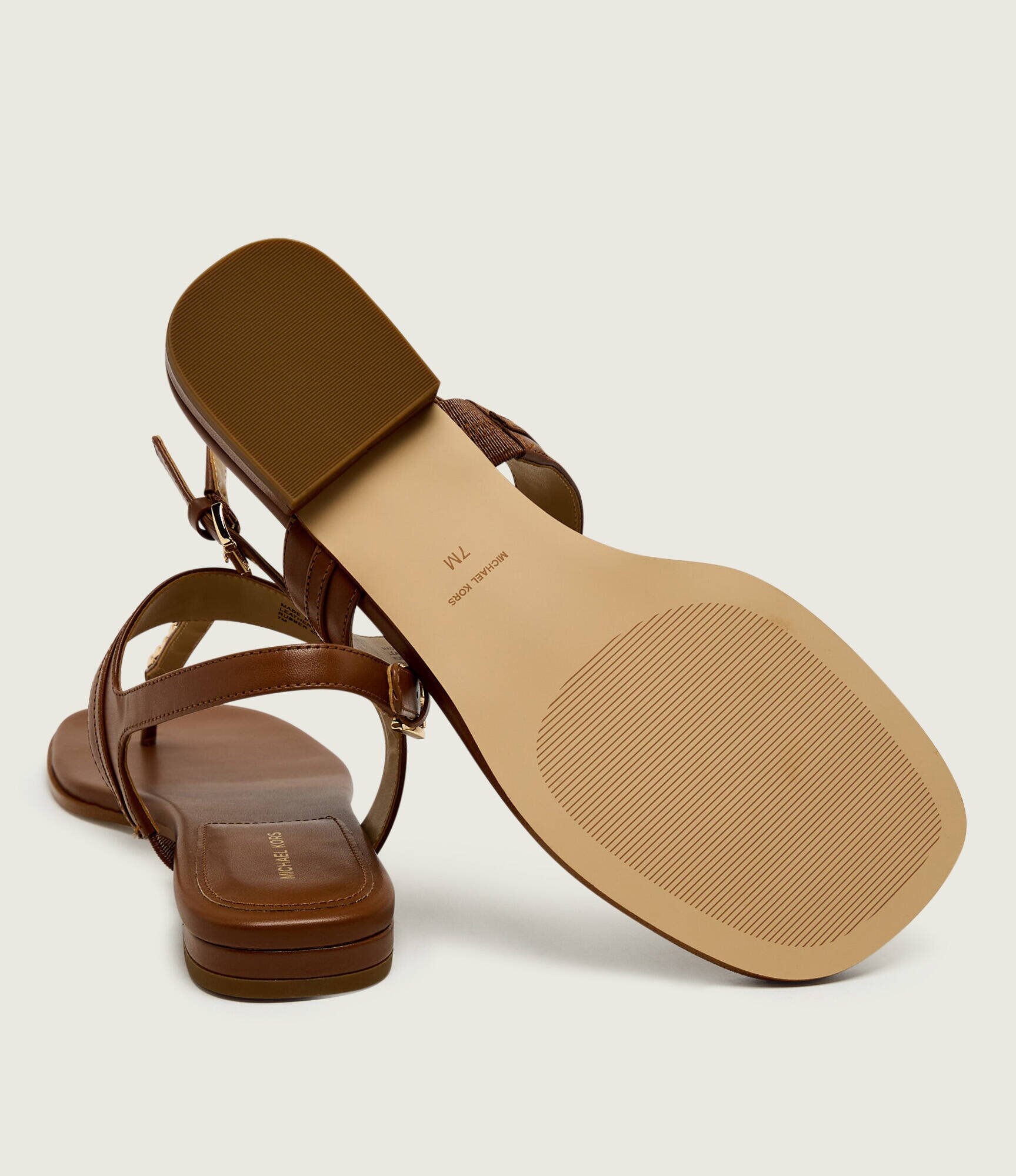 Michael Kors De piele sandale Marcia