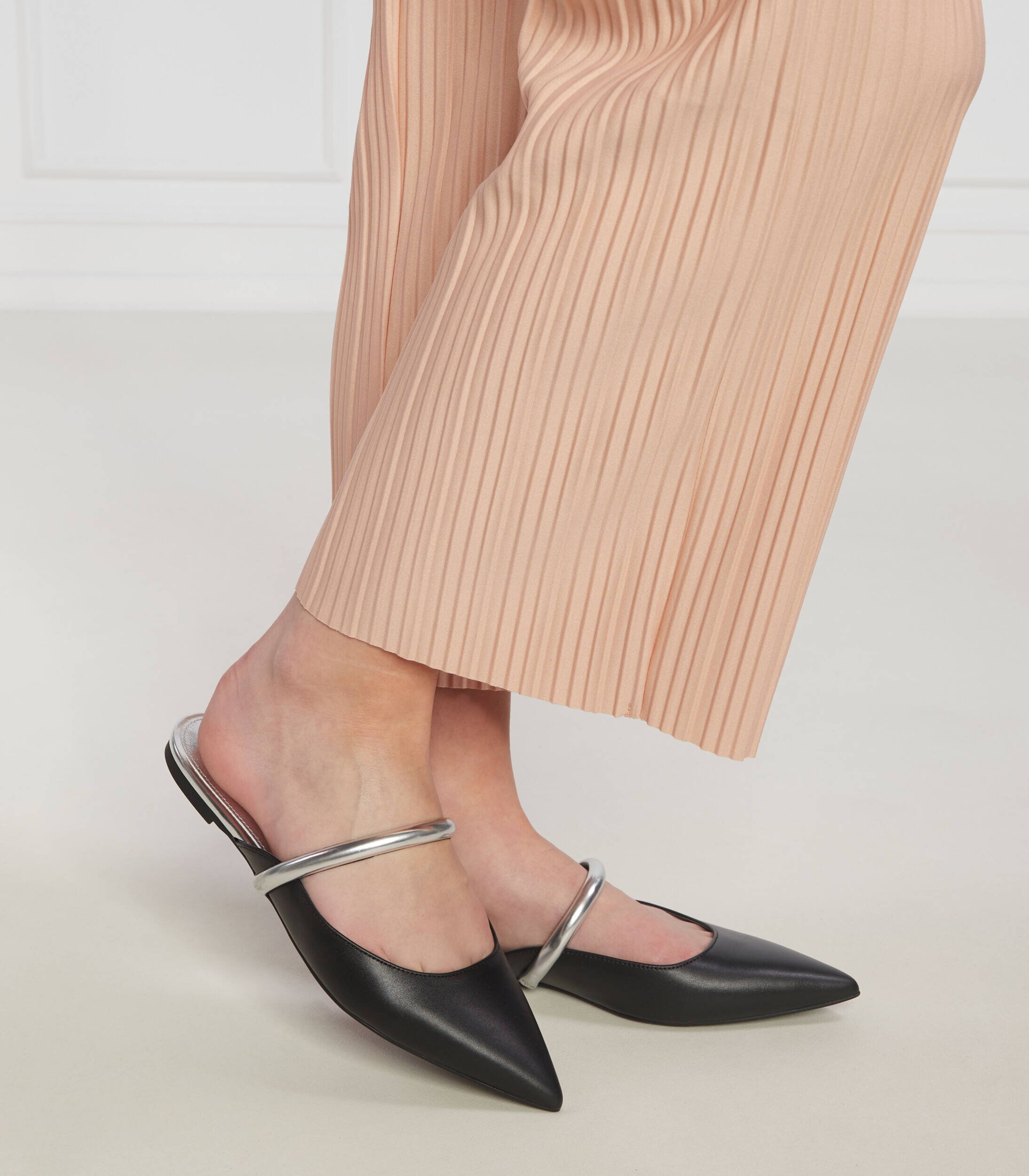 Michael Kors De piele șlapi Jessa Flex