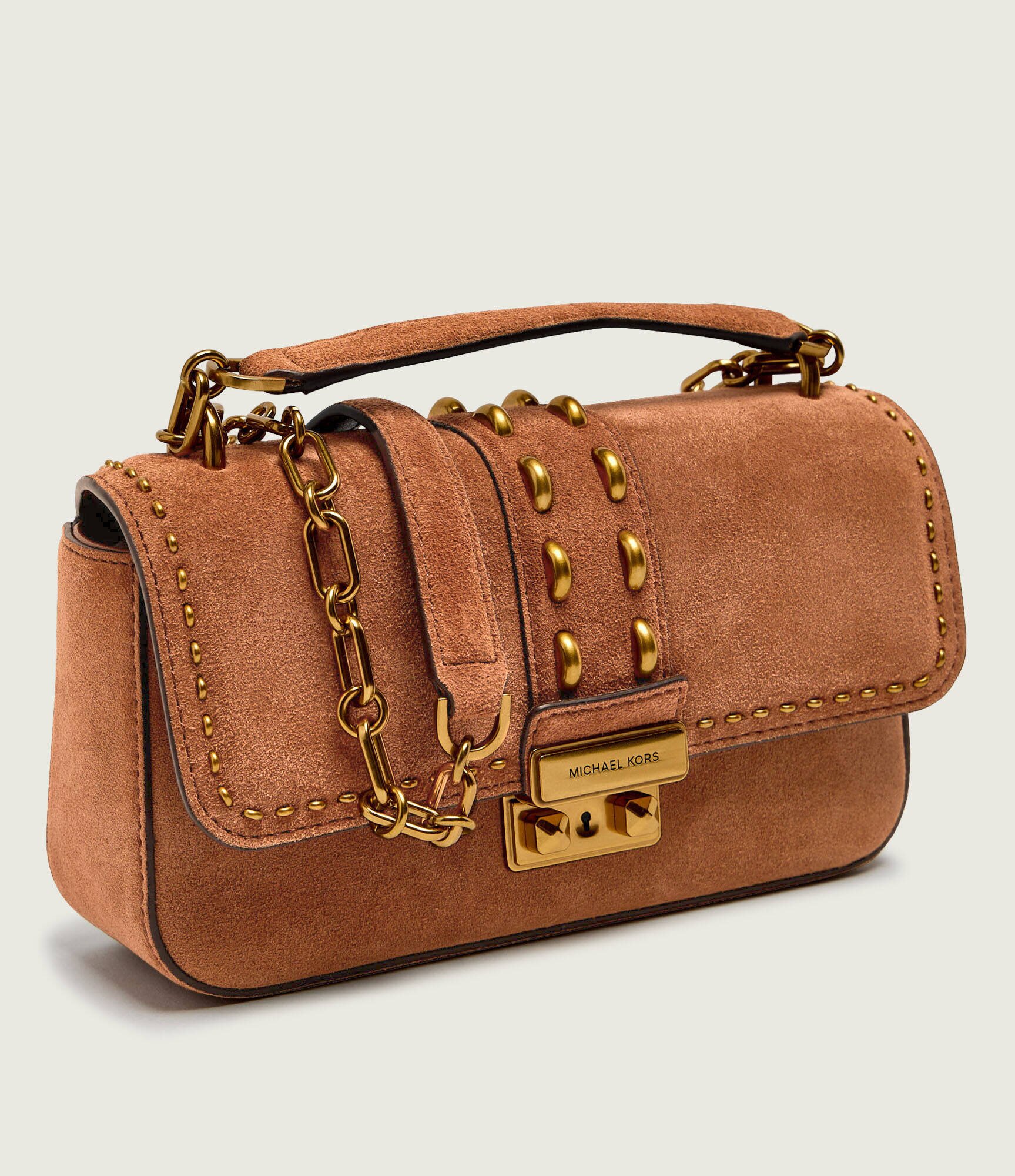 Michael Kors Geantă pe umăr Tribeca | piele întoarsă