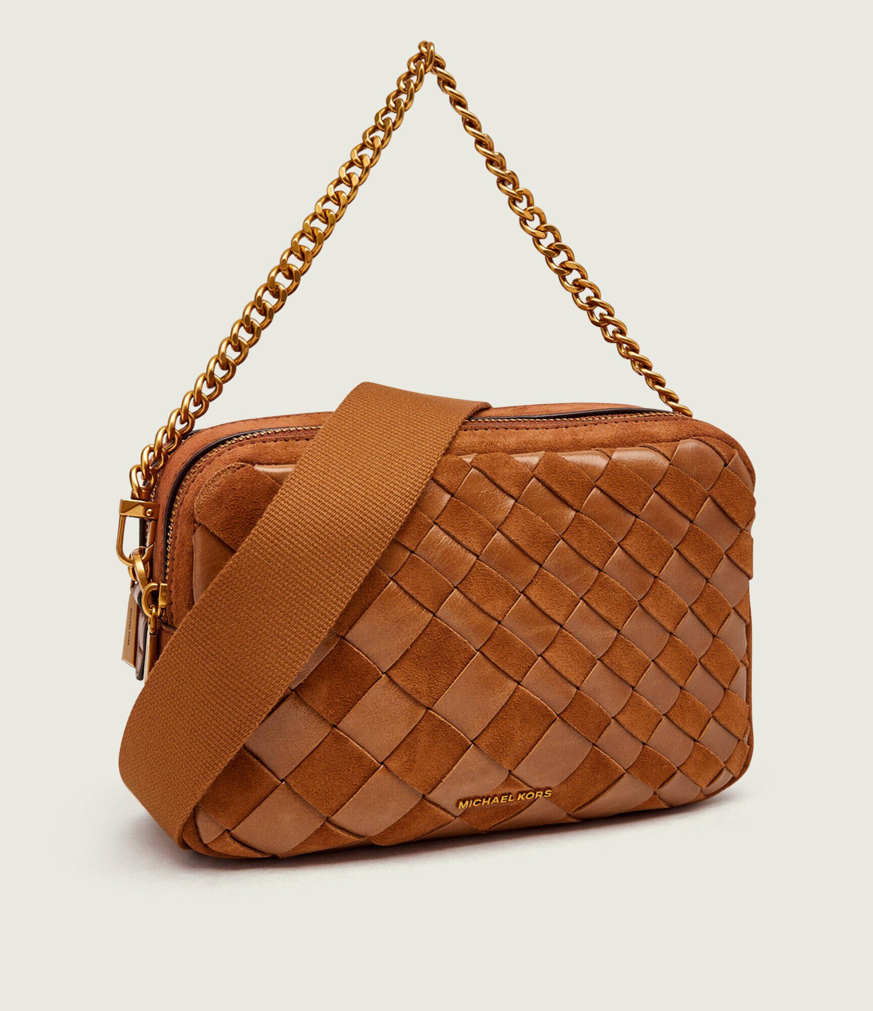 Michael Kors Geantă poștaș Bryant | zamsz cu adaos de piele