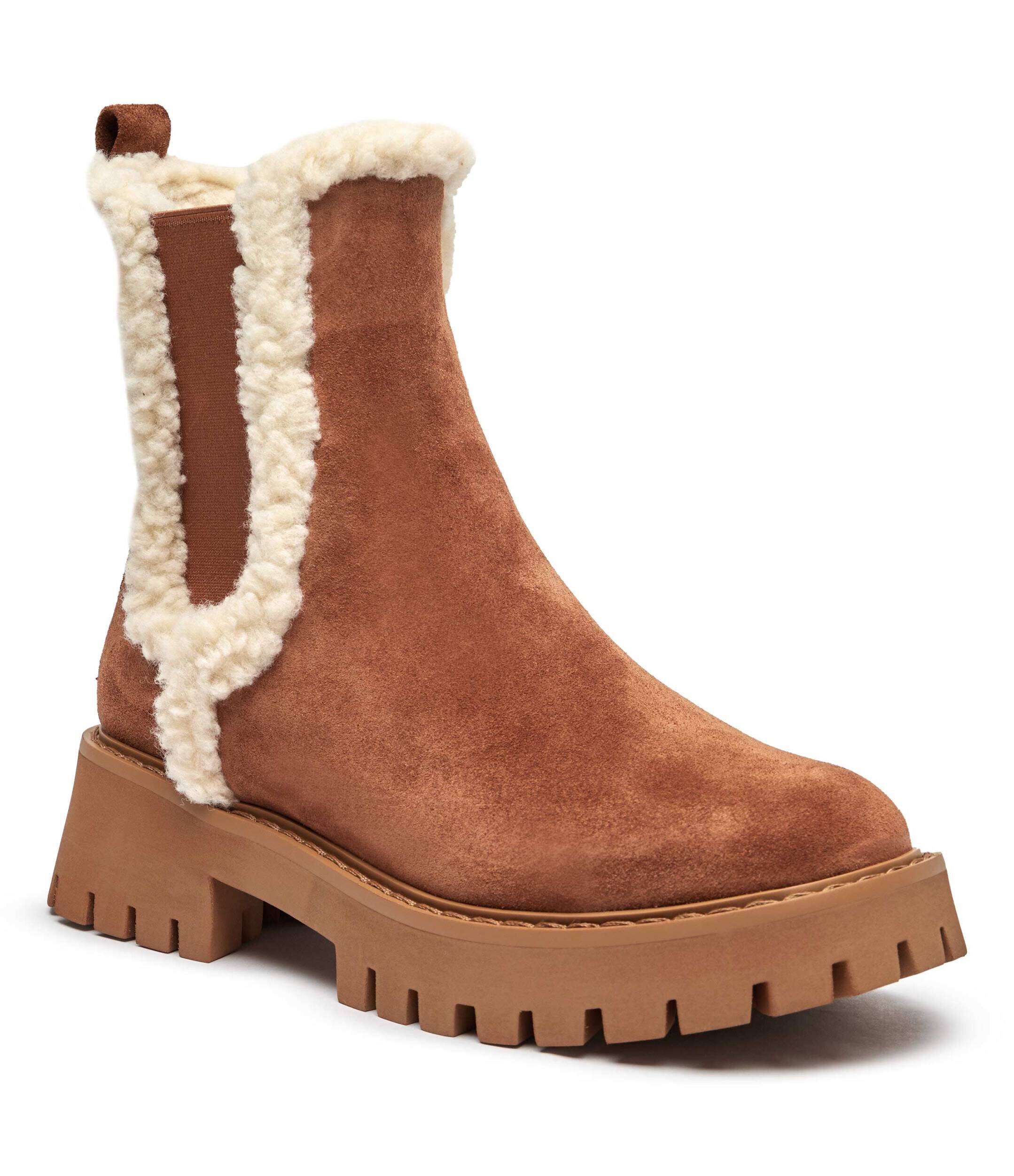 Michael Kors Ghete chelsea Asher | shearling | piele întoarsă