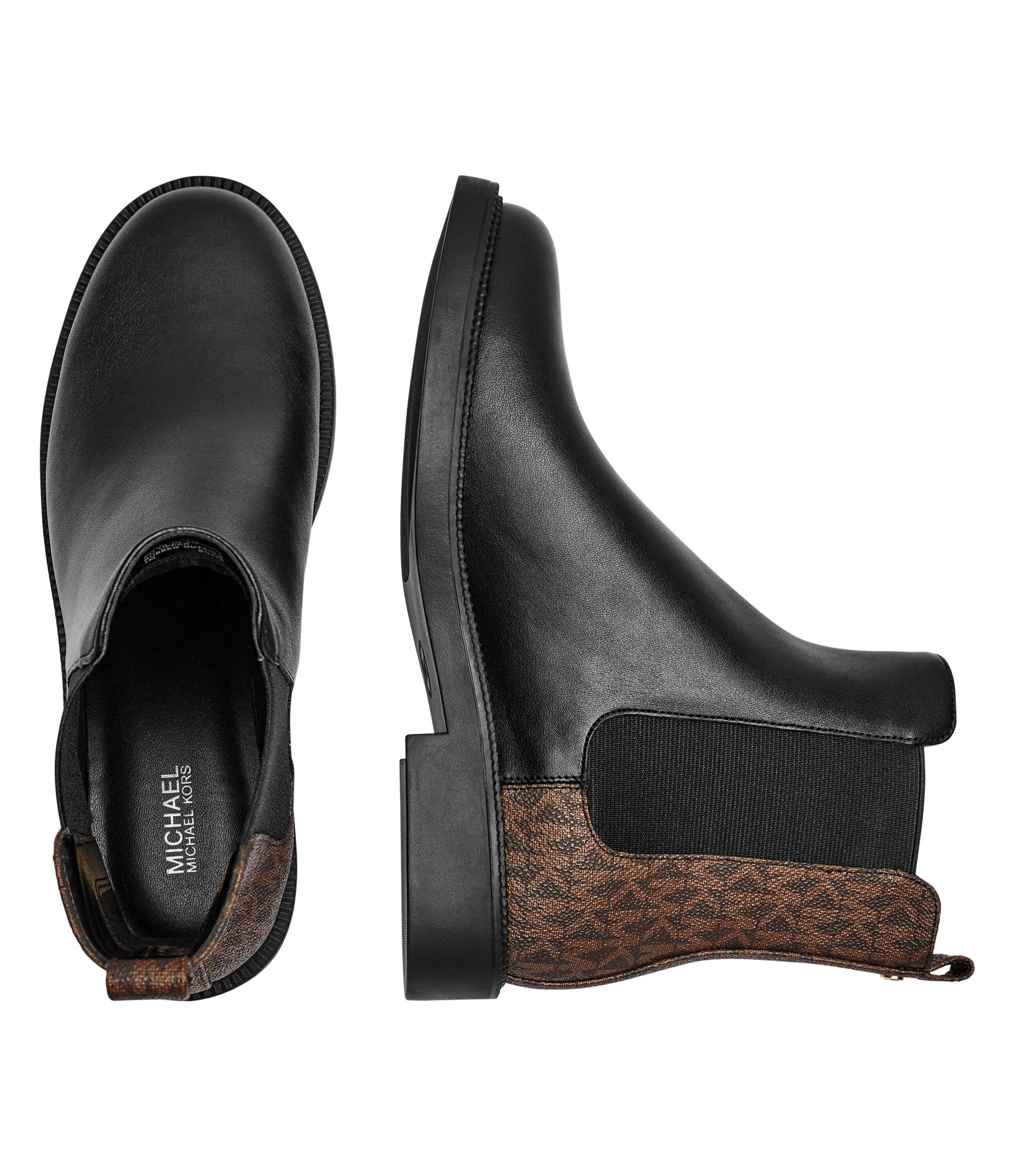 Michael Kors Ghete chelsea Hazel cu adaos de piele