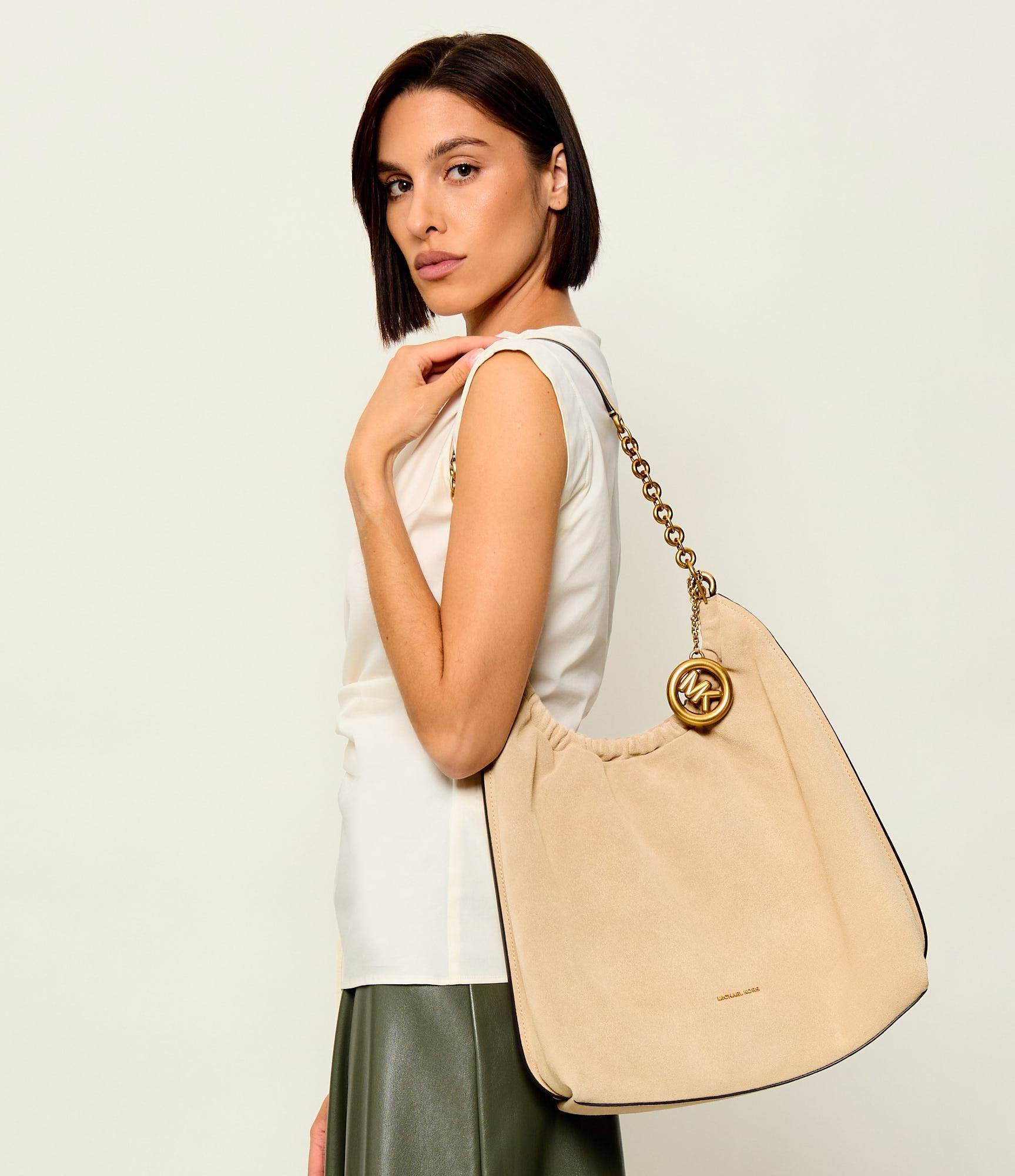 Michael Kors Hobo Lillie | piele întoarsă