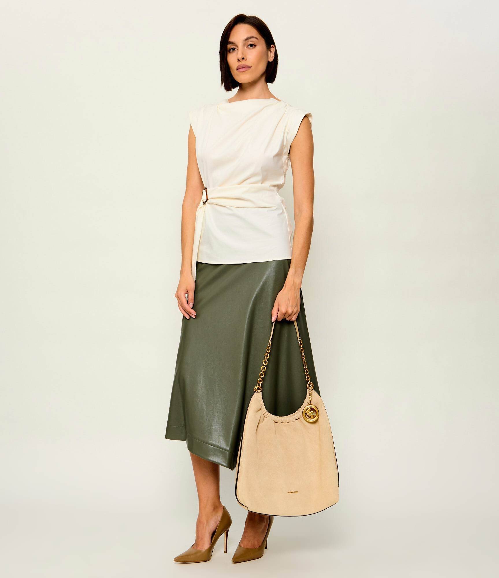 Michael Kors Hobo Lillie | piele întoarsă