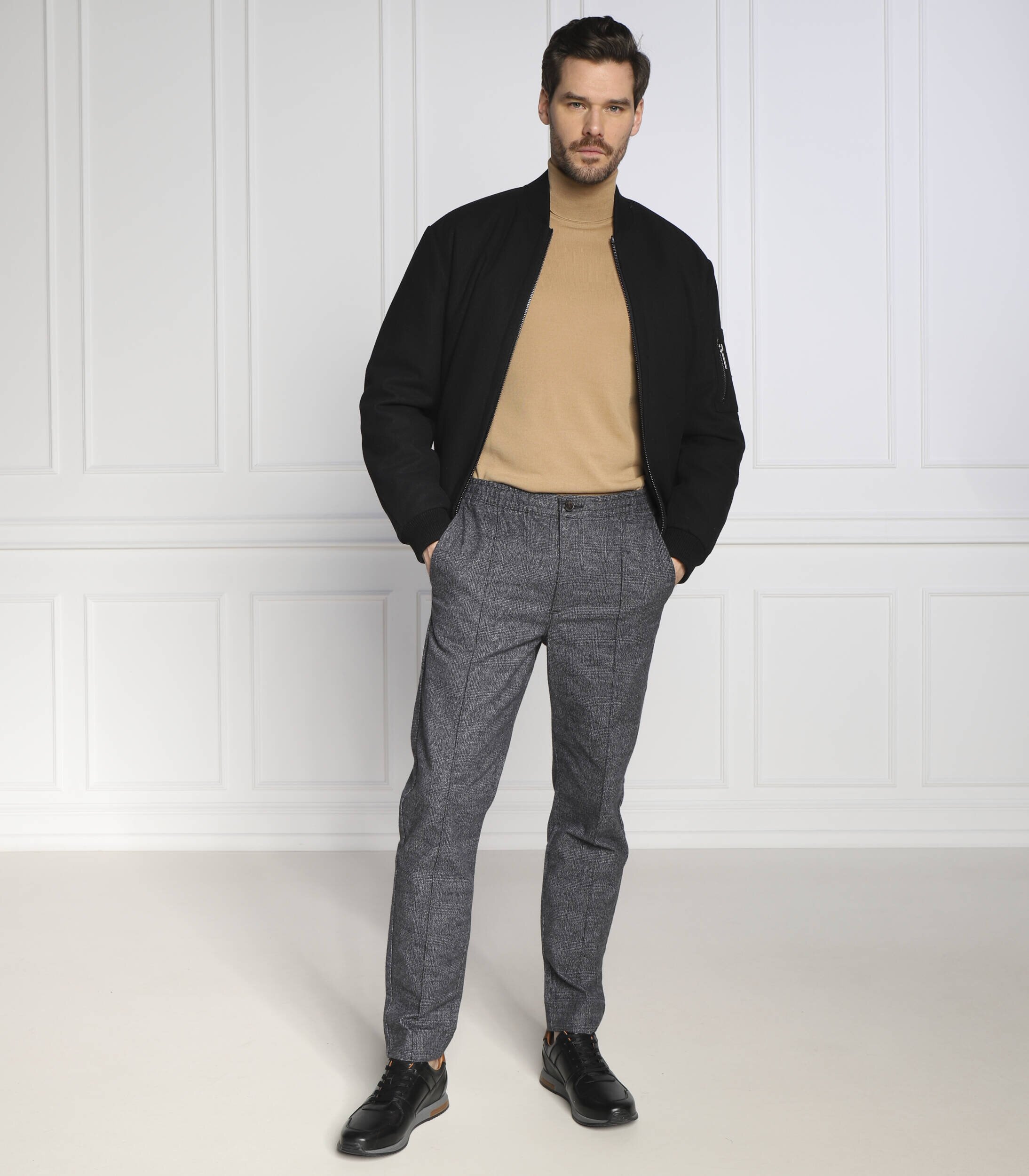 Michael Kors Pantaloni FLANNEL GLEN | Regular Fit