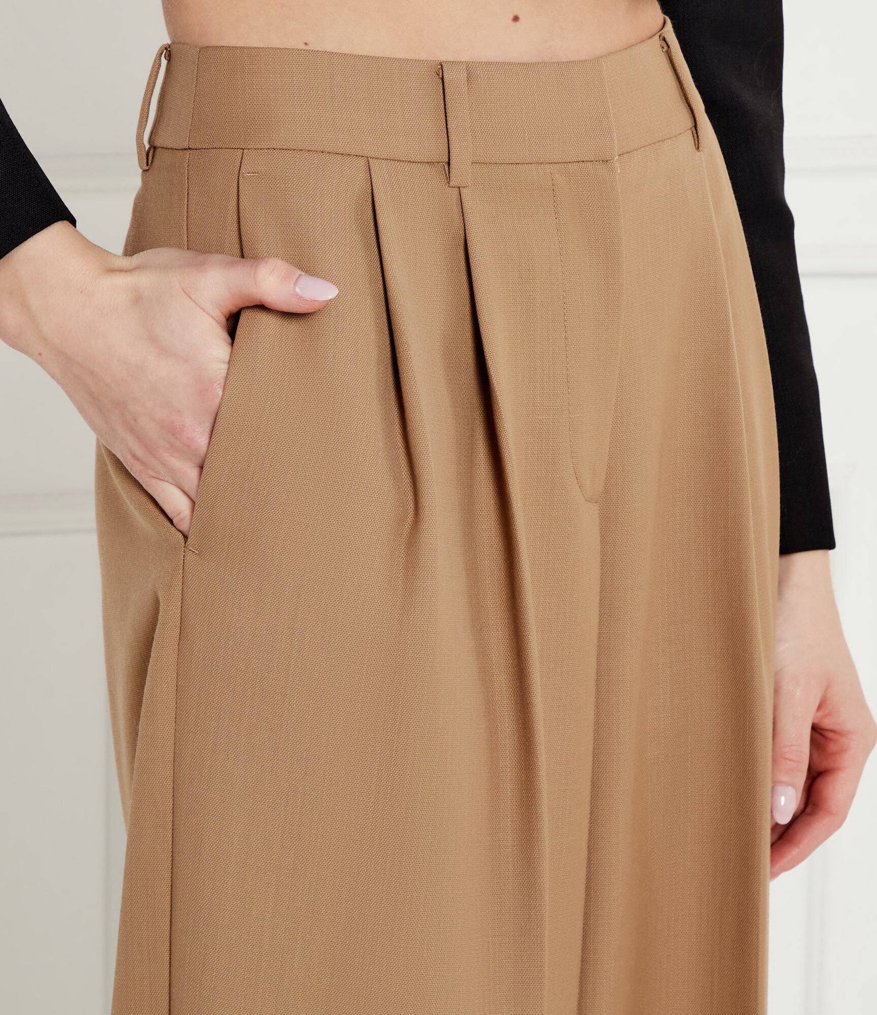 Michael Kors Pantaloni | flare fit cu adaos de lână