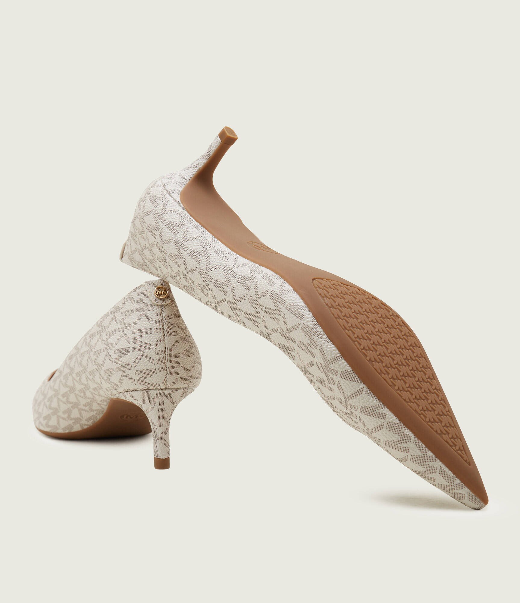 Michael Kors Pantofi ALINA FLEX KITTEN PUMP cu adaos de piele