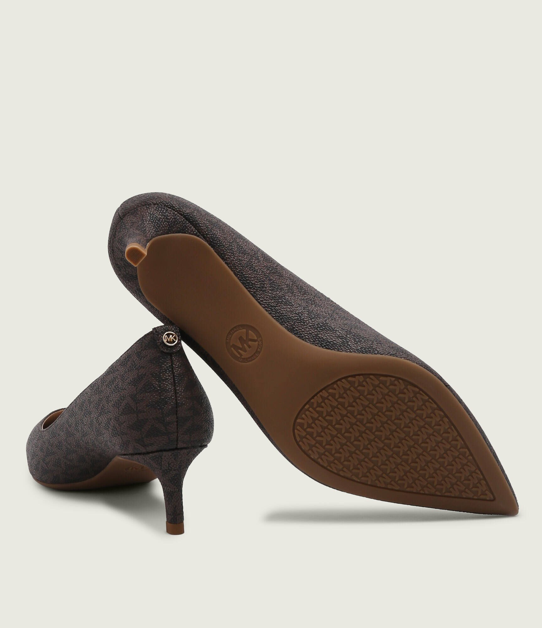 Michael Kors Pantofi ALINA FLEX KITTEN PUMP cu adaos de piele