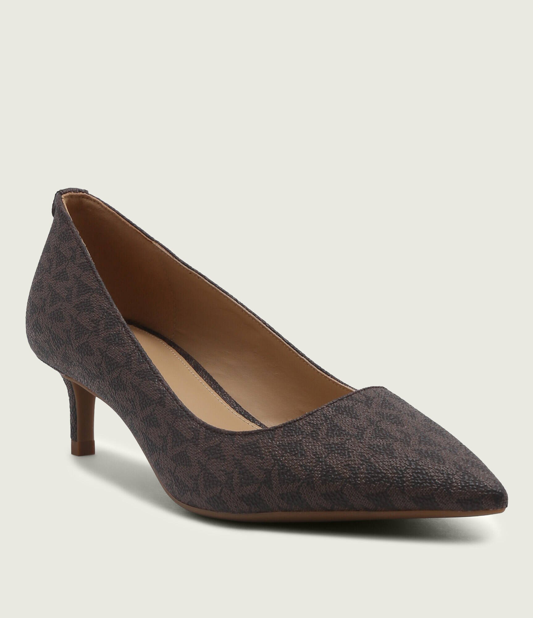 Michael Kors Pantofi ALINA FLEX KITTEN PUMP cu adaos de piele