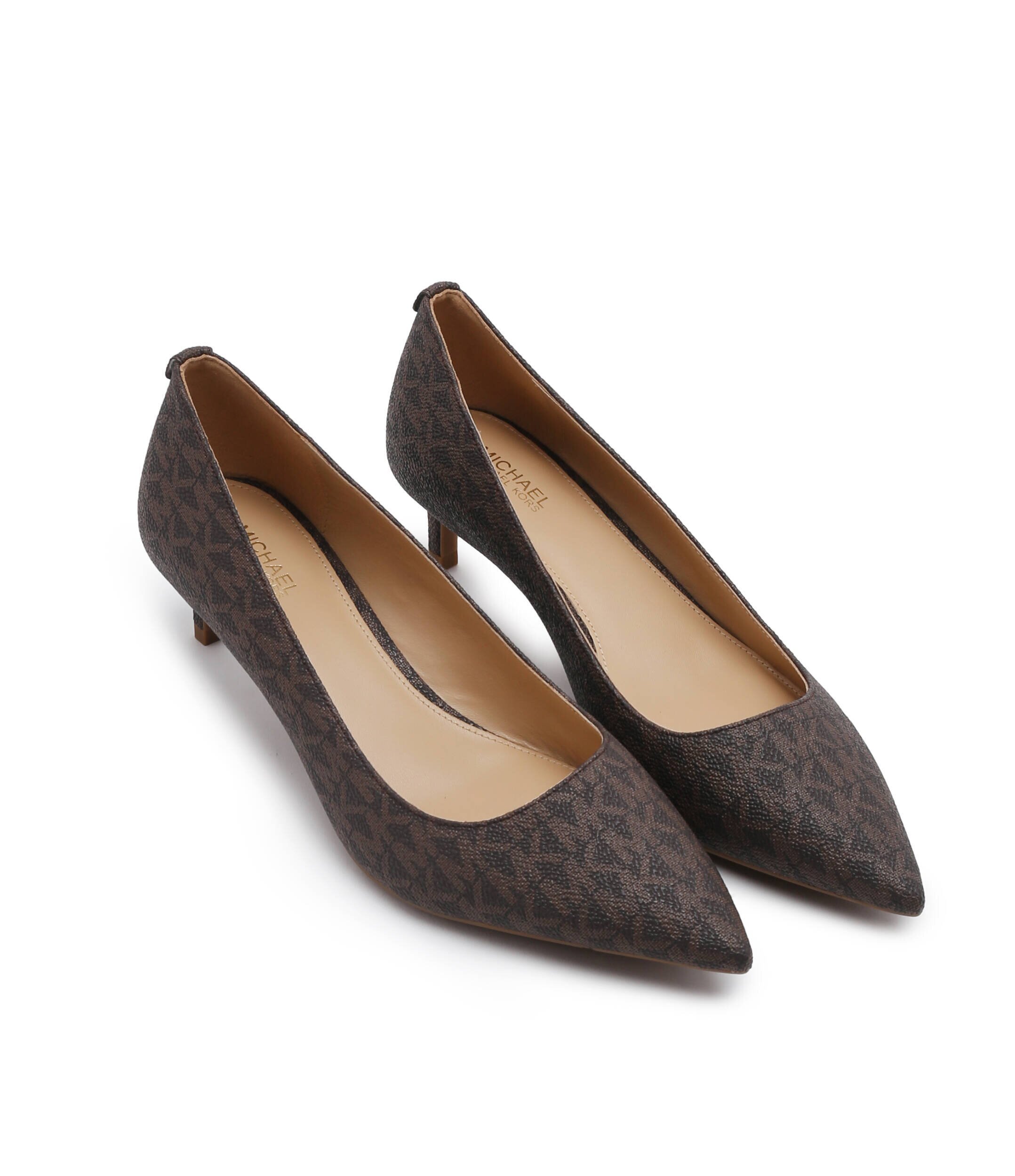 Michael Kors Pantofi ALINA FLEX KITTEN PUMP cu adaos de piele