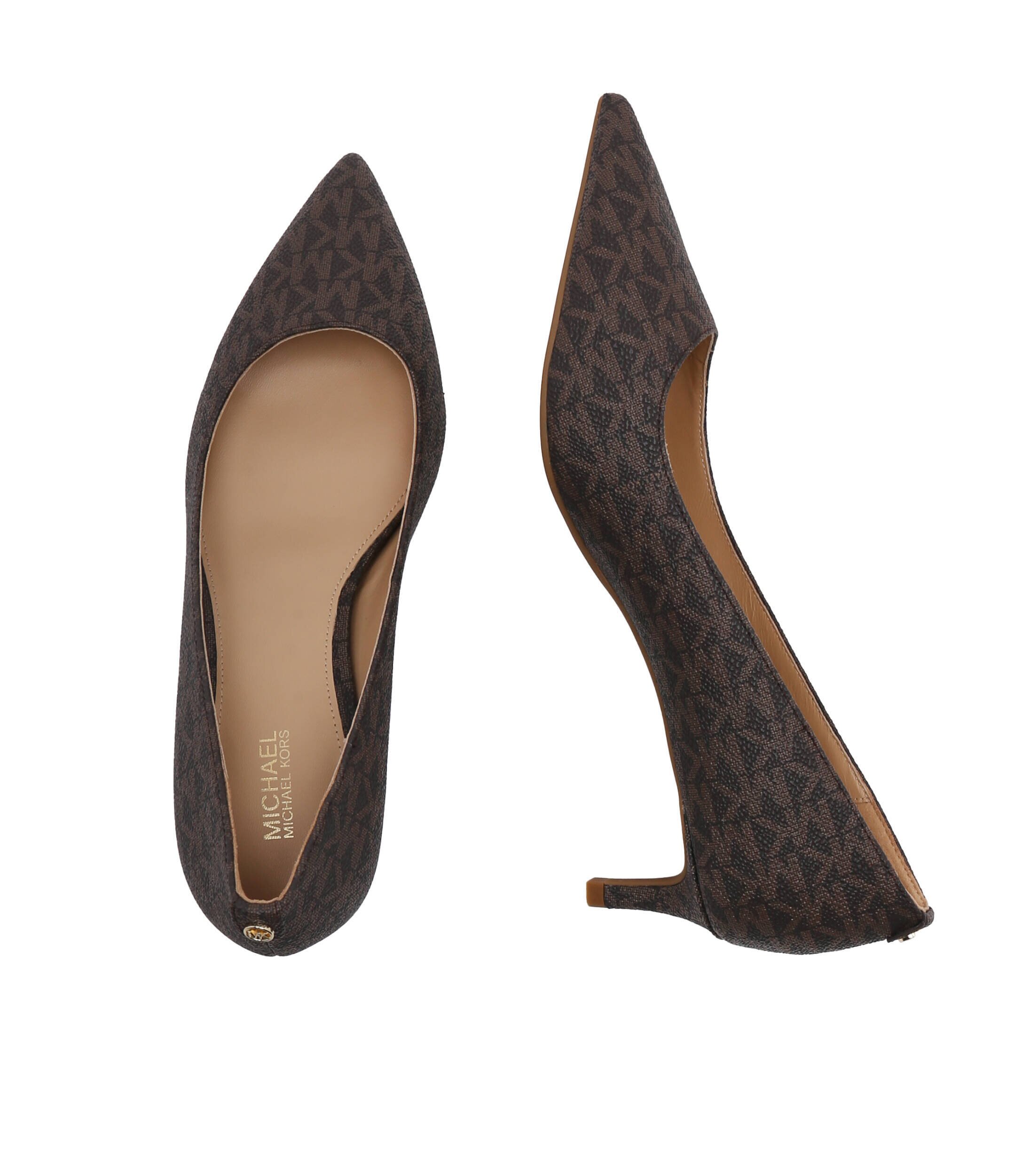 Michael Kors Pantofi ALINA FLEX KITTEN PUMP cu adaos de piele