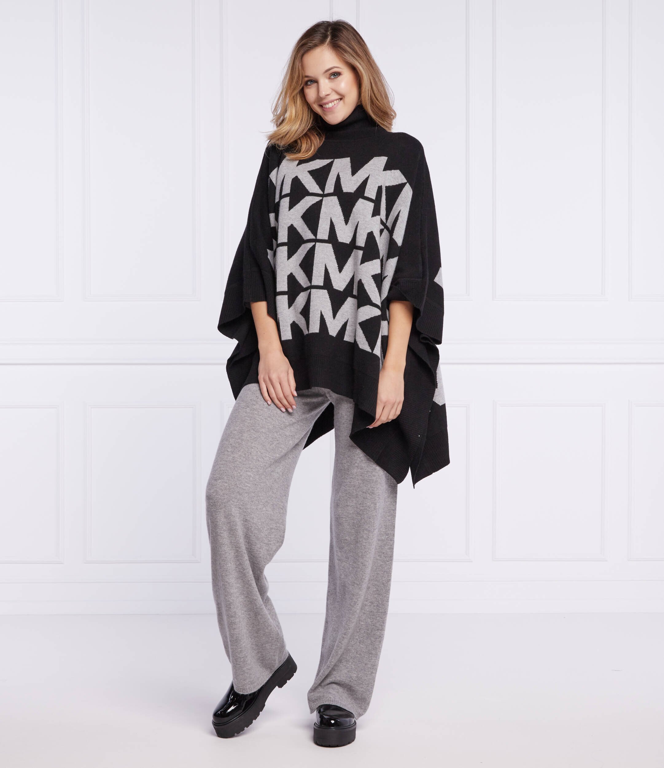 Michael Kors Poncho | Oversize fit cu adaos de lână și cașmir