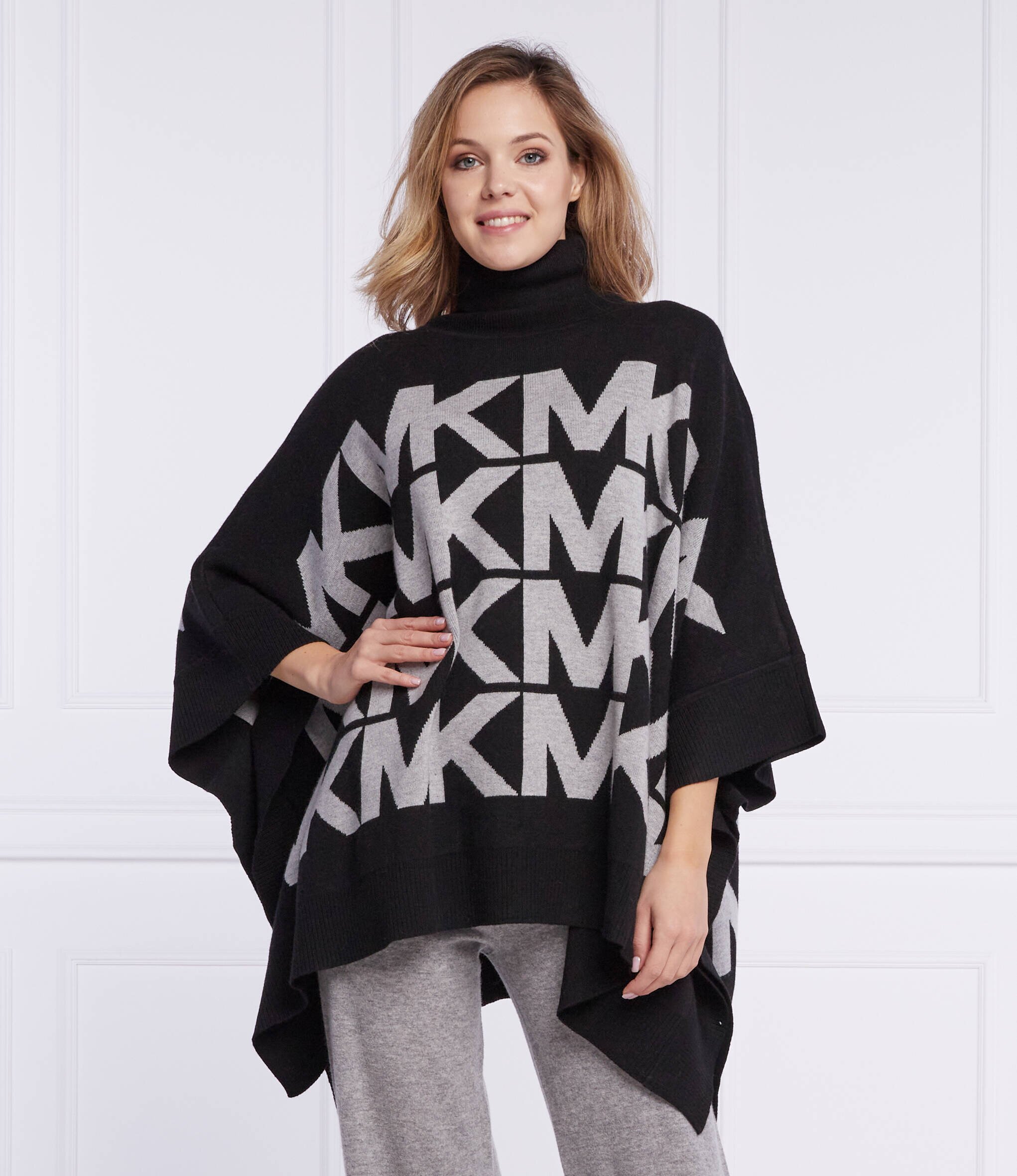 Michael Kors Poncho | Oversize fit cu adaos de lână și cașmir
