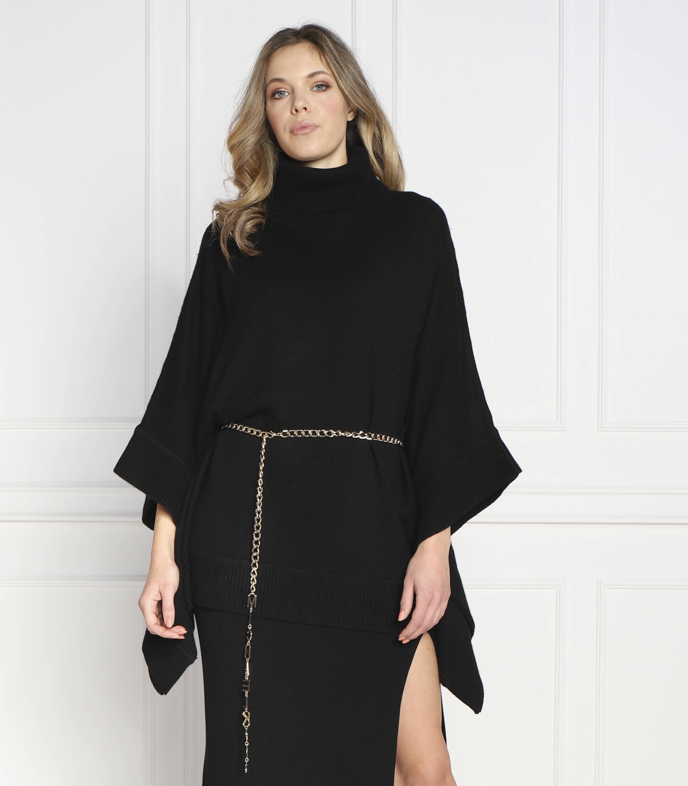 Michael Kors Poncho | Relaxed fit cu adaos de lână și cașmir