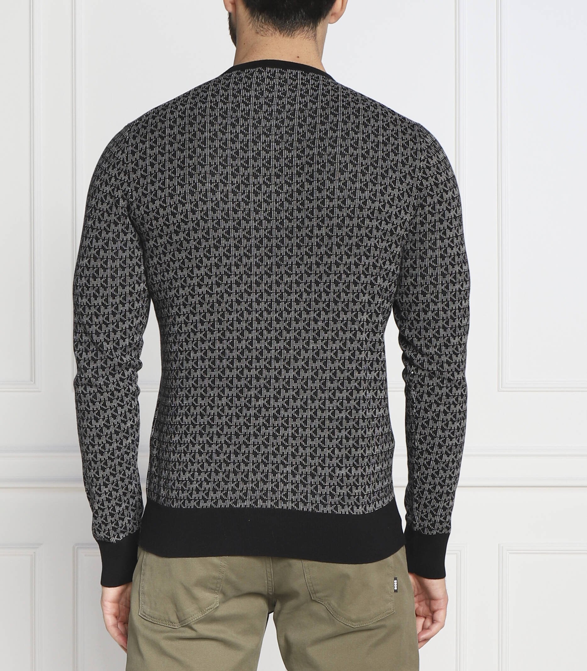 Michael Kors Pulover MICRO SIGNATURE | Slim Fit