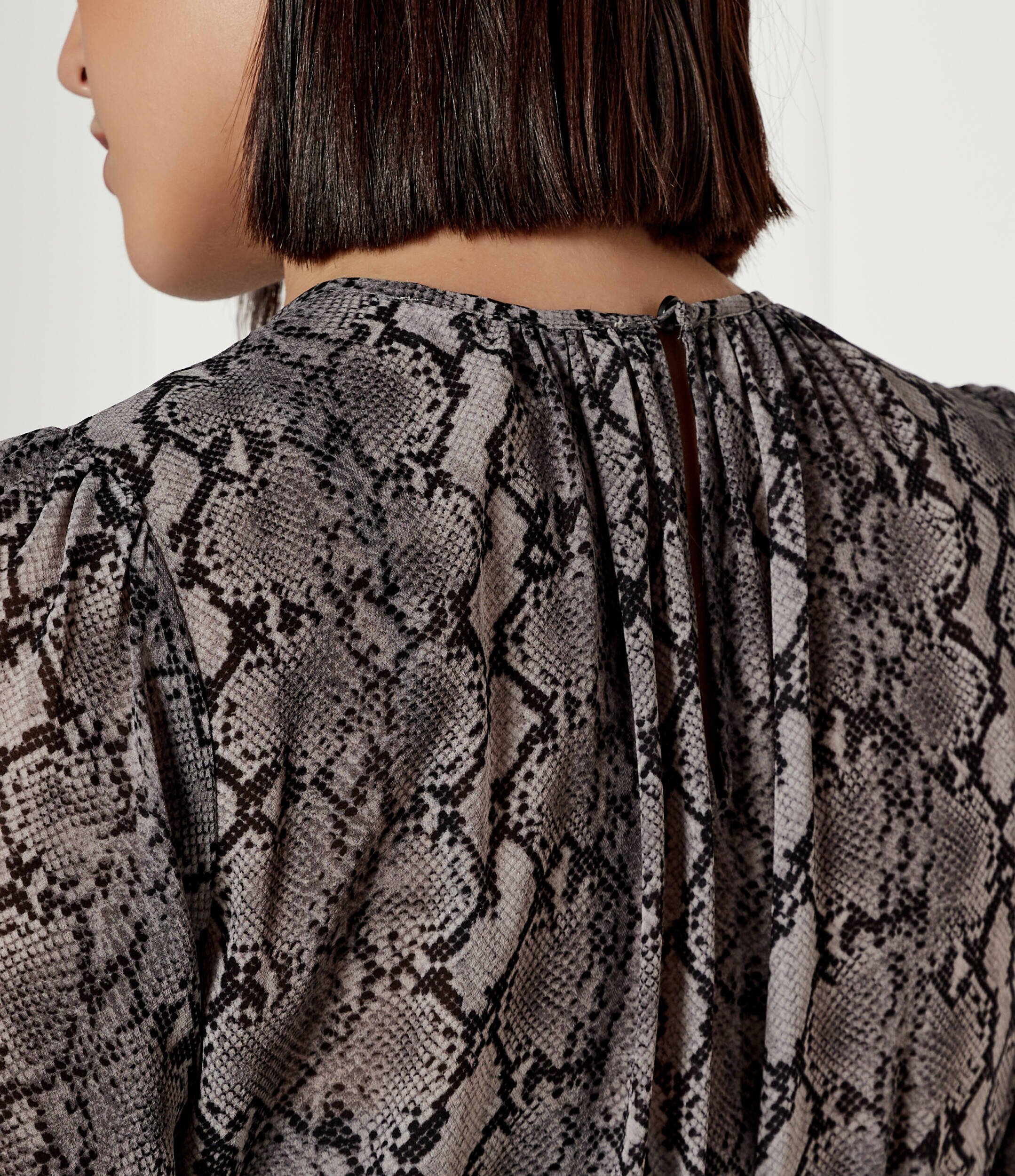 Michael Kors Rochie LS MOCK