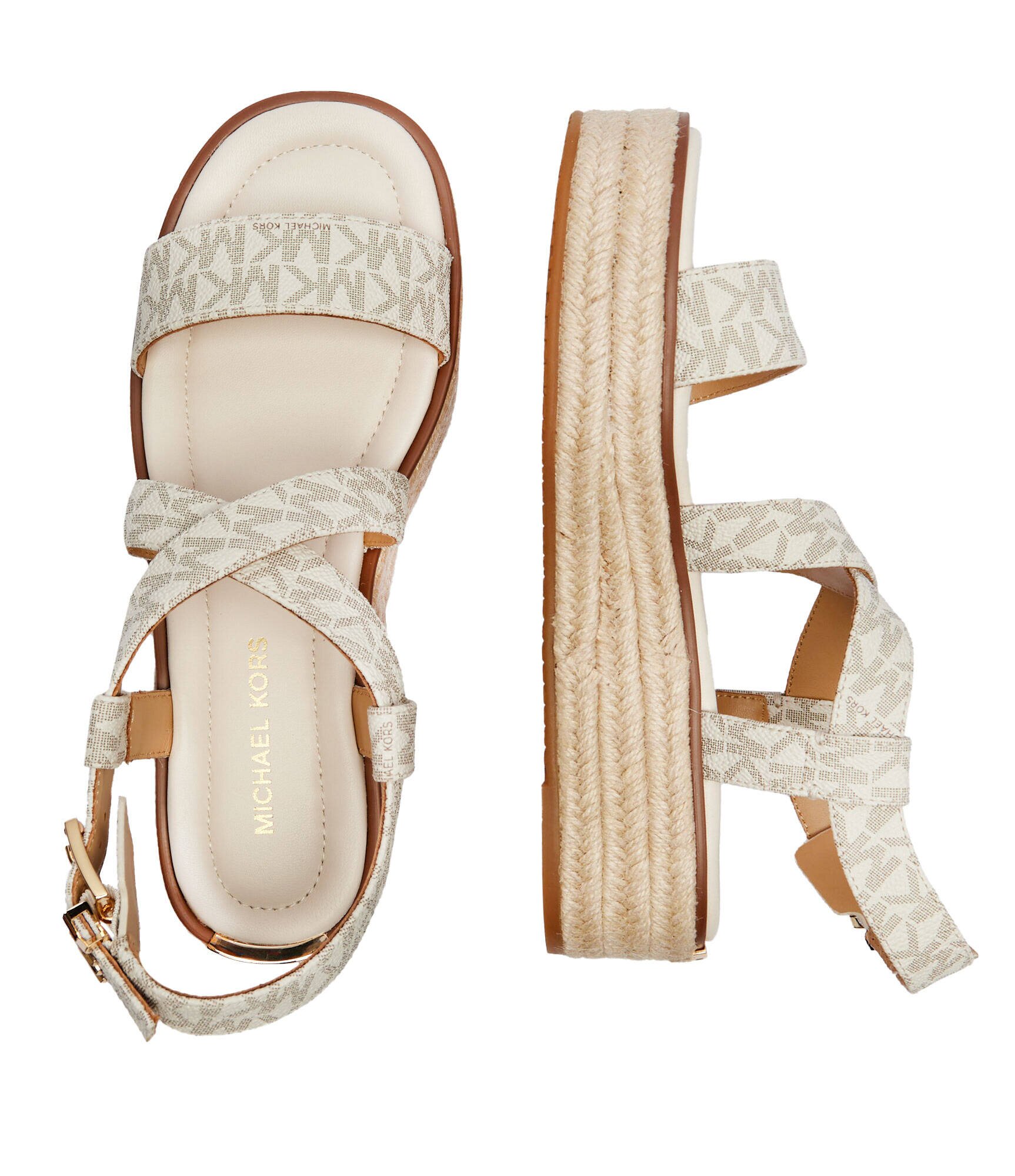 Michael Kors Sandale Lynn cu adaos de piele