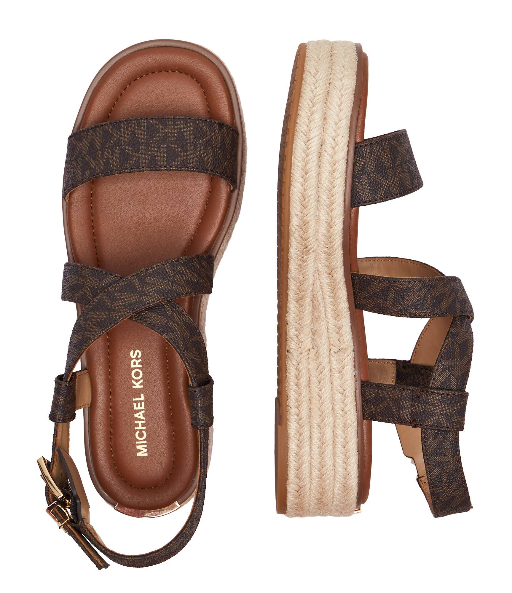Michael Kors Sandale Lynn cu adaos de piele