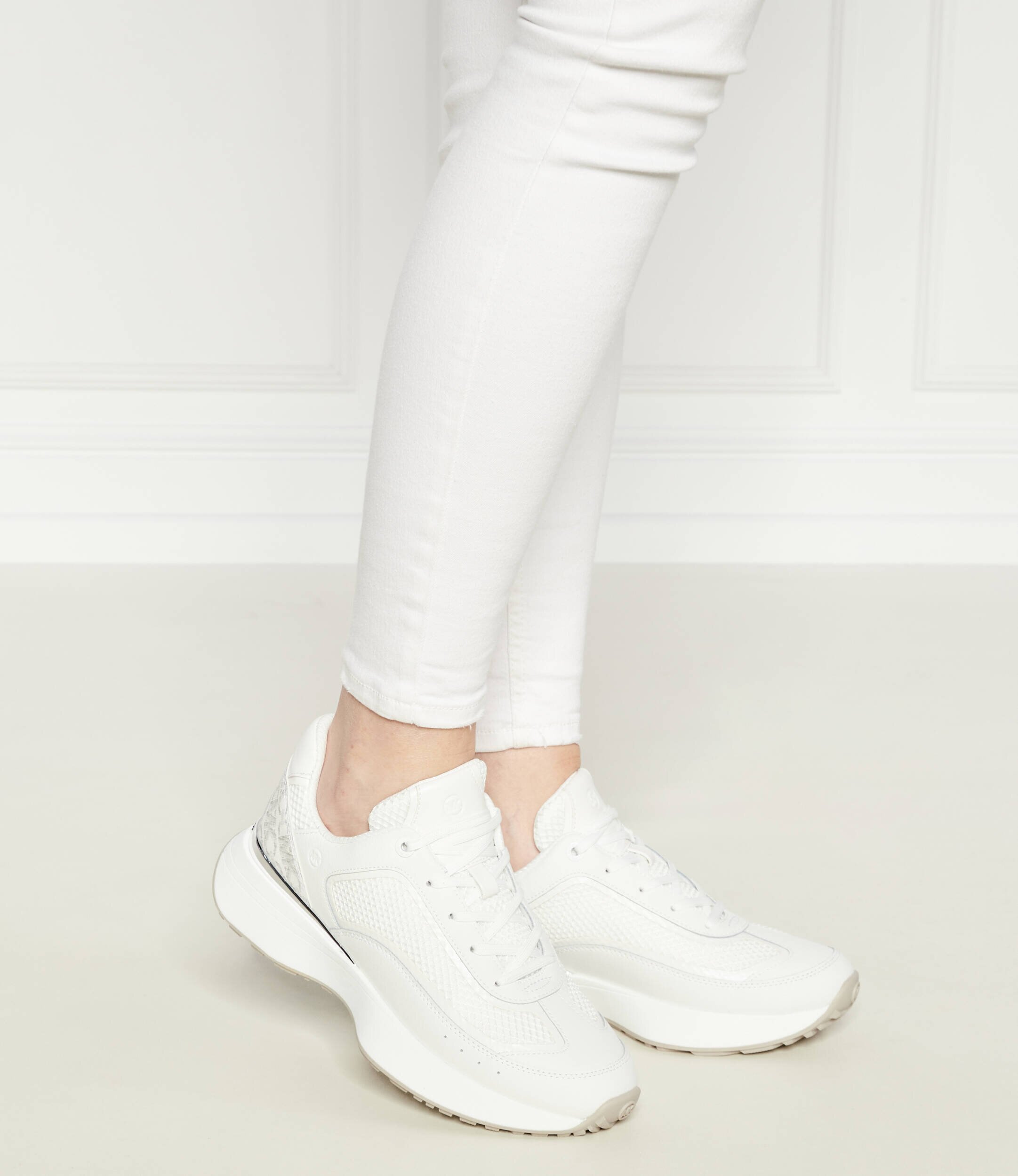 Michael Kors Sneakers Ari cu adaos de piele
