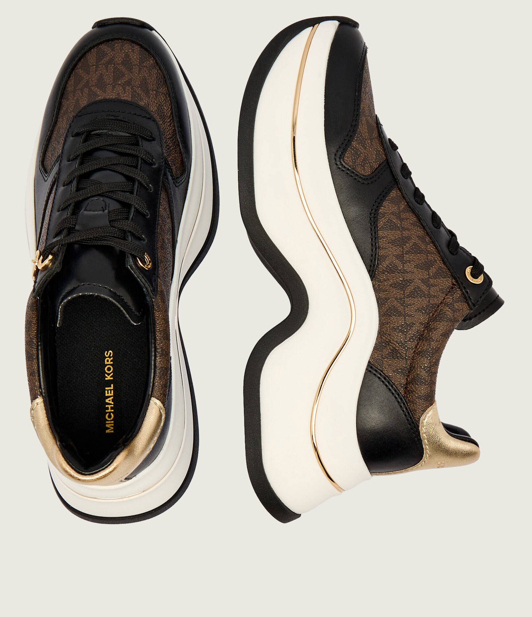 Michael Kors Sneakers ARLA cu adaos de piele