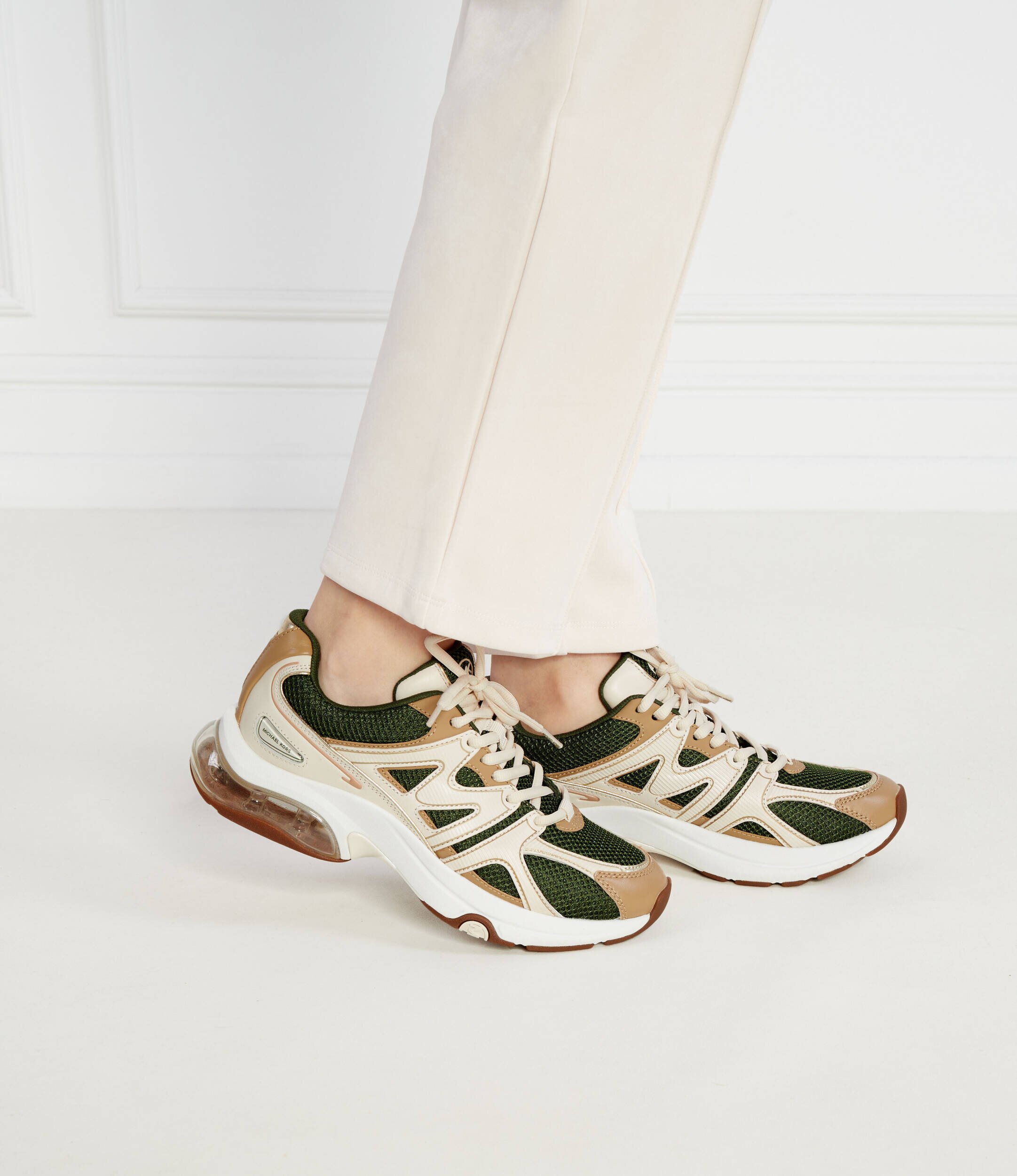 Michael Kors Sneakers cu adaos de piele
