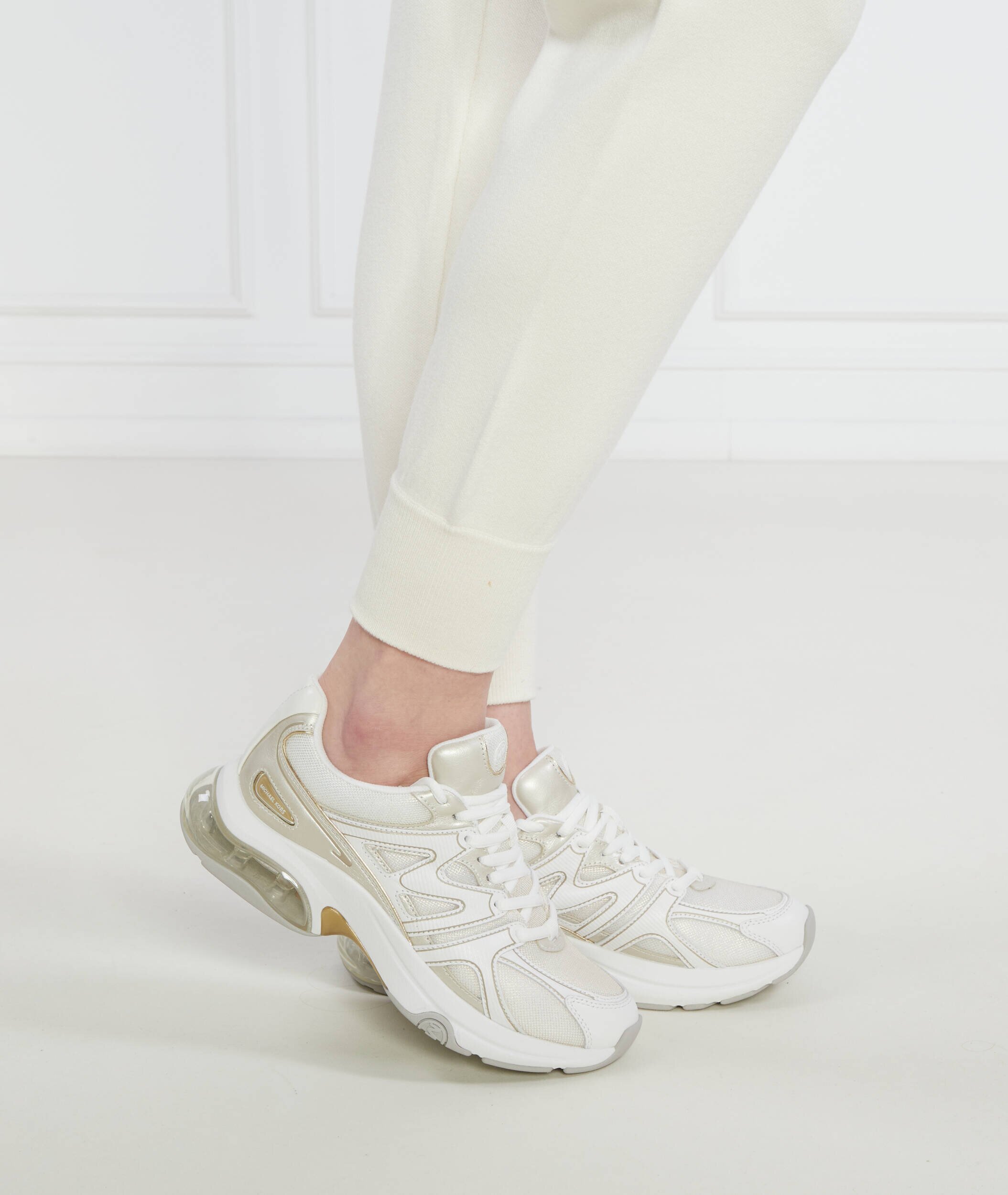 Michael Kors Sneakers Kit cu adaos de piele