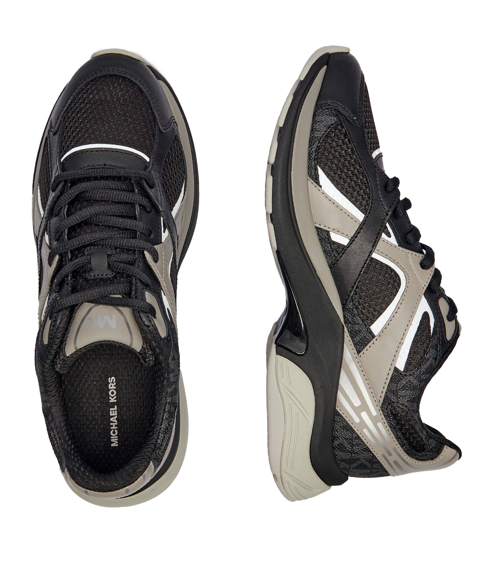 Michael Kors Sneakers Leo cu adaos de piele