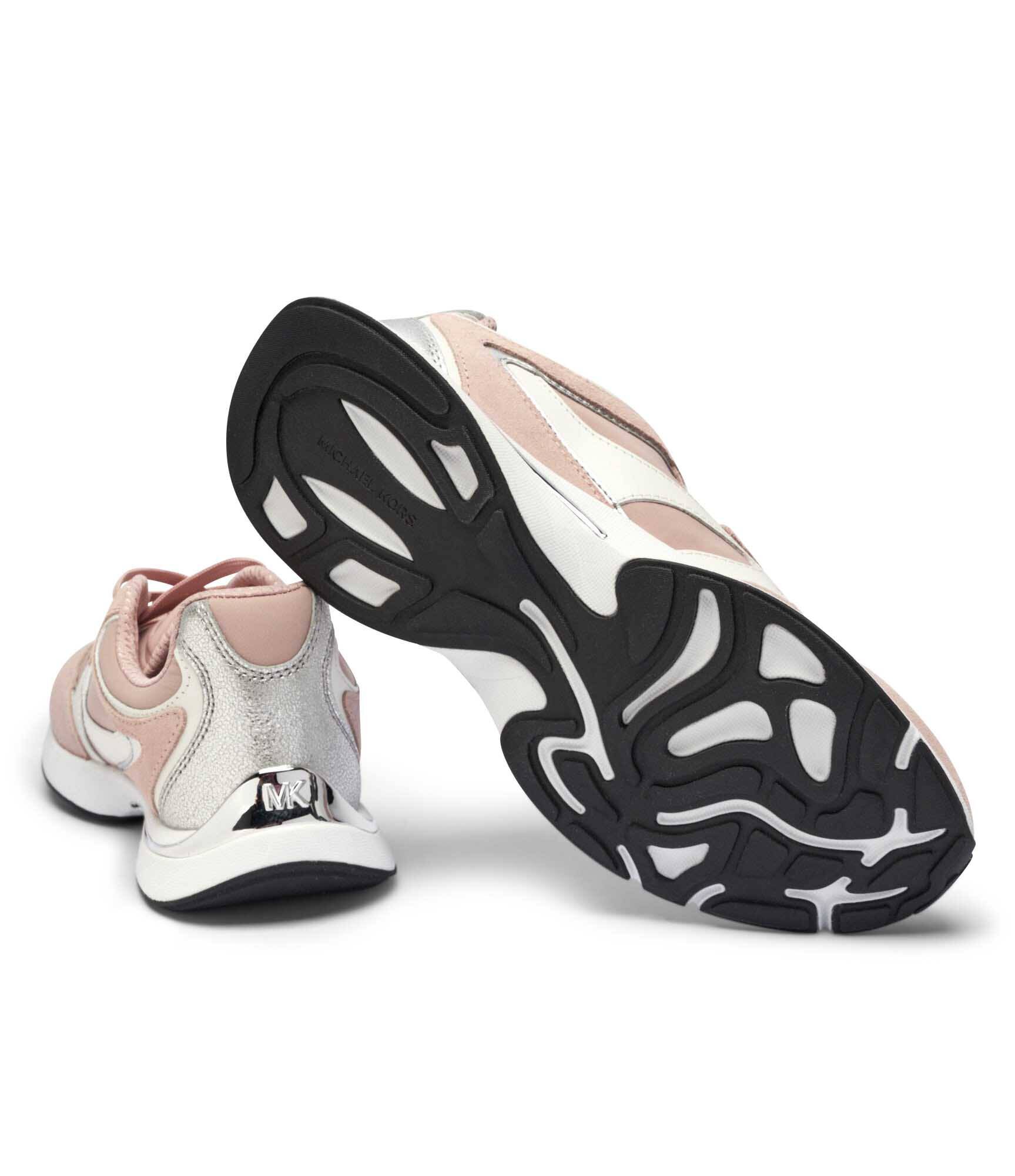 Michael Kors Sneakers Riley cu adaos de piele