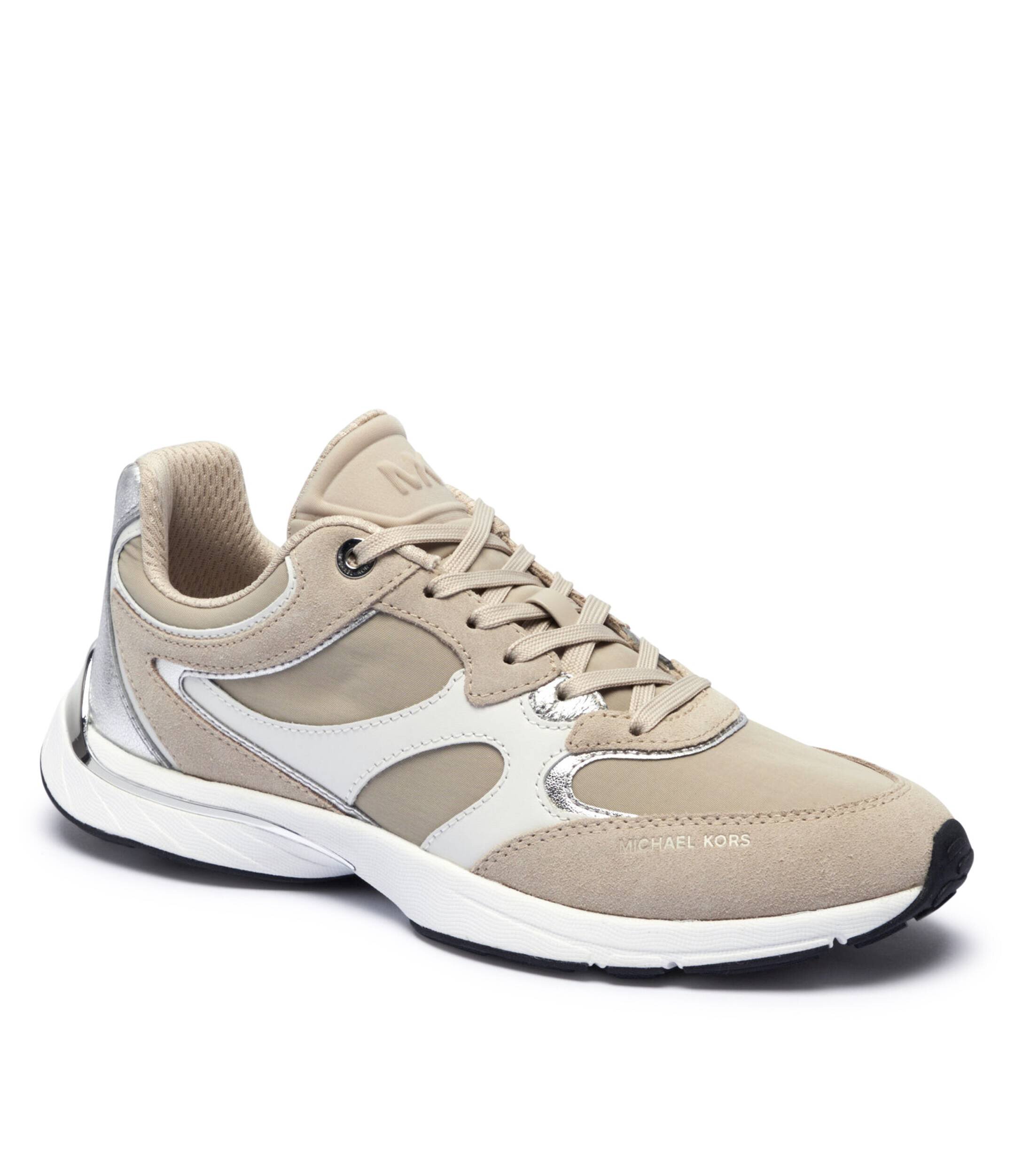 Michael Kors Sneakers Riley cu adaos de piele