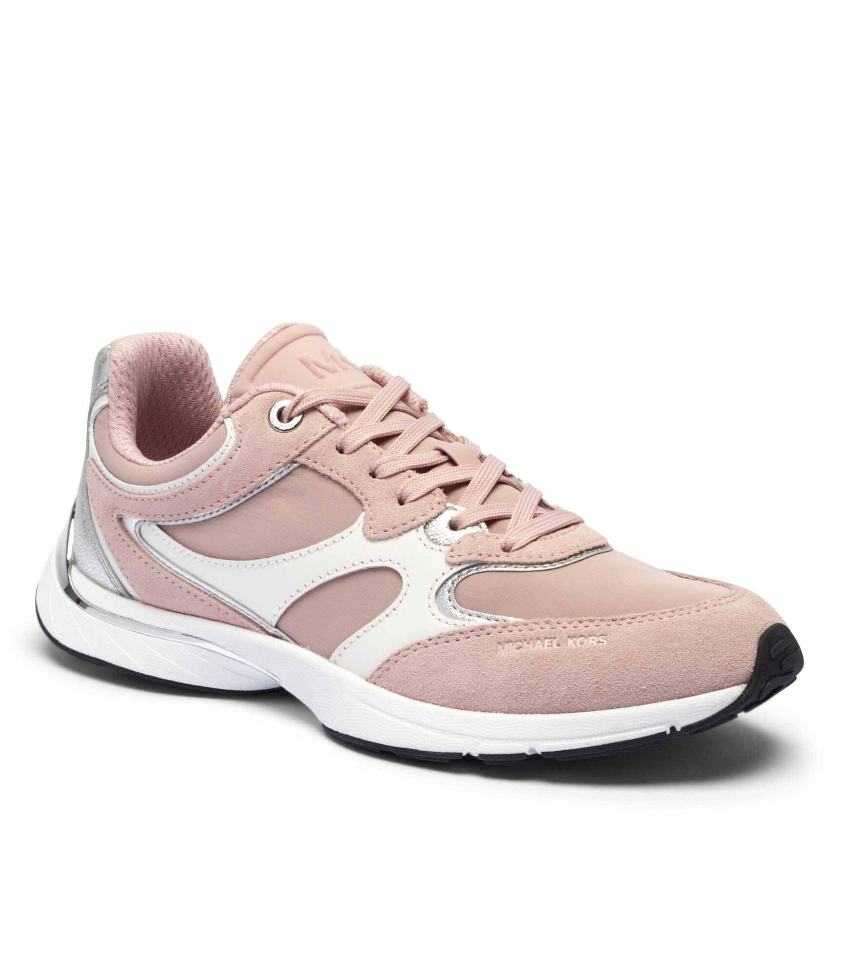 Michael Kors Sneakers Riley cu adaos de piele