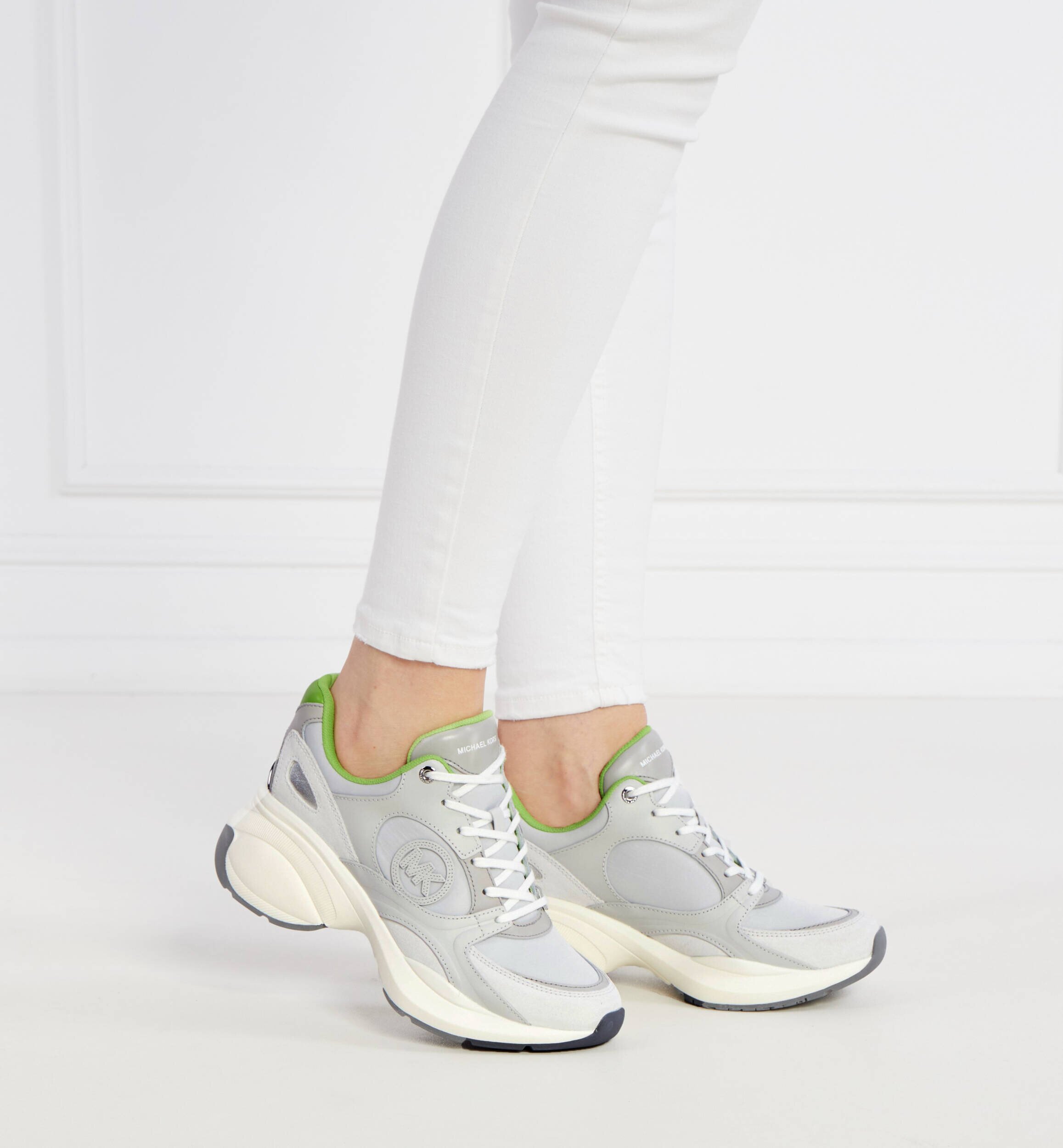 Michael Kors Sneakers Zuma cu adaos de piele