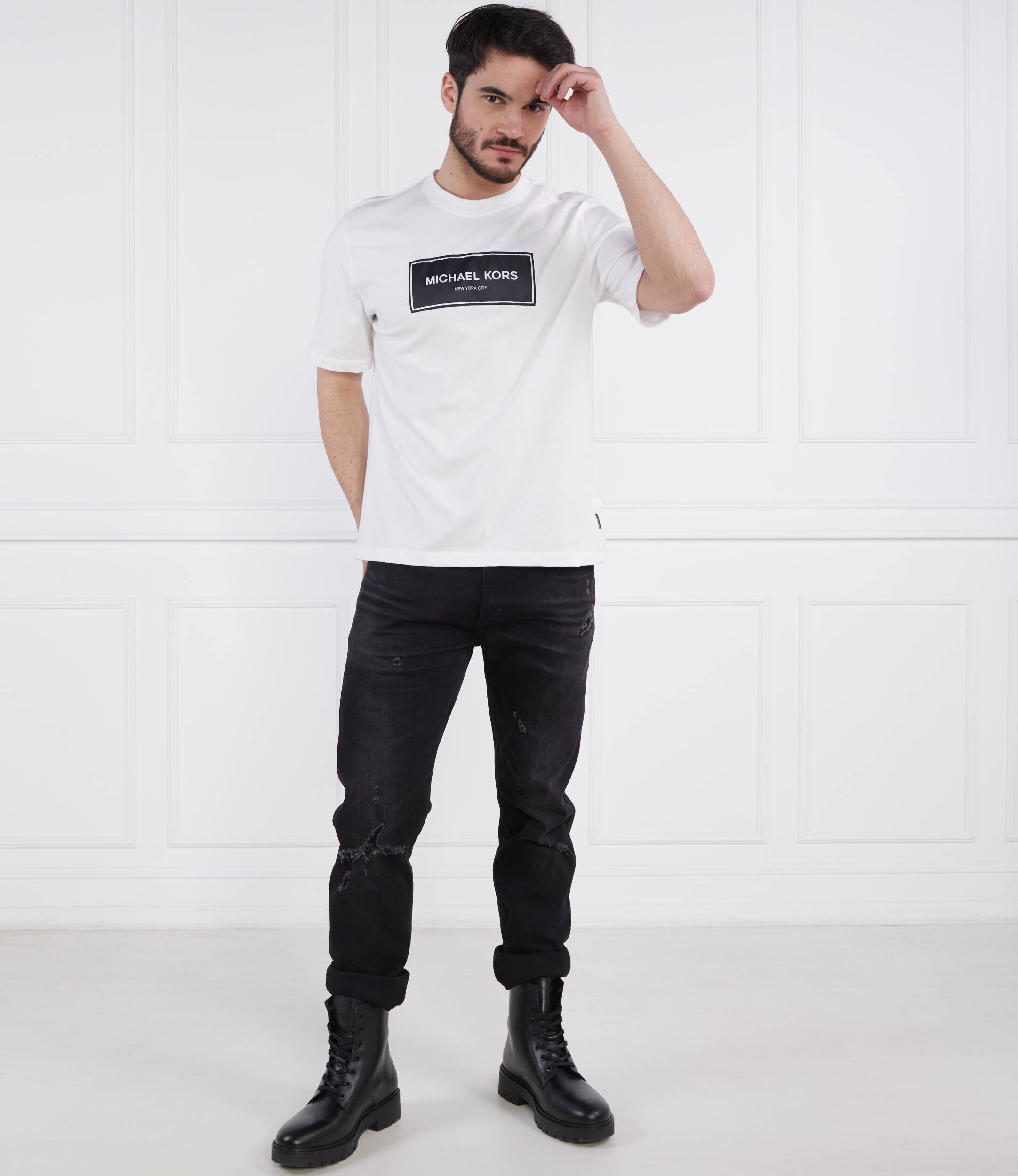 Michael Kors Tricou FLAGSHIP LOGO | Oversize fit