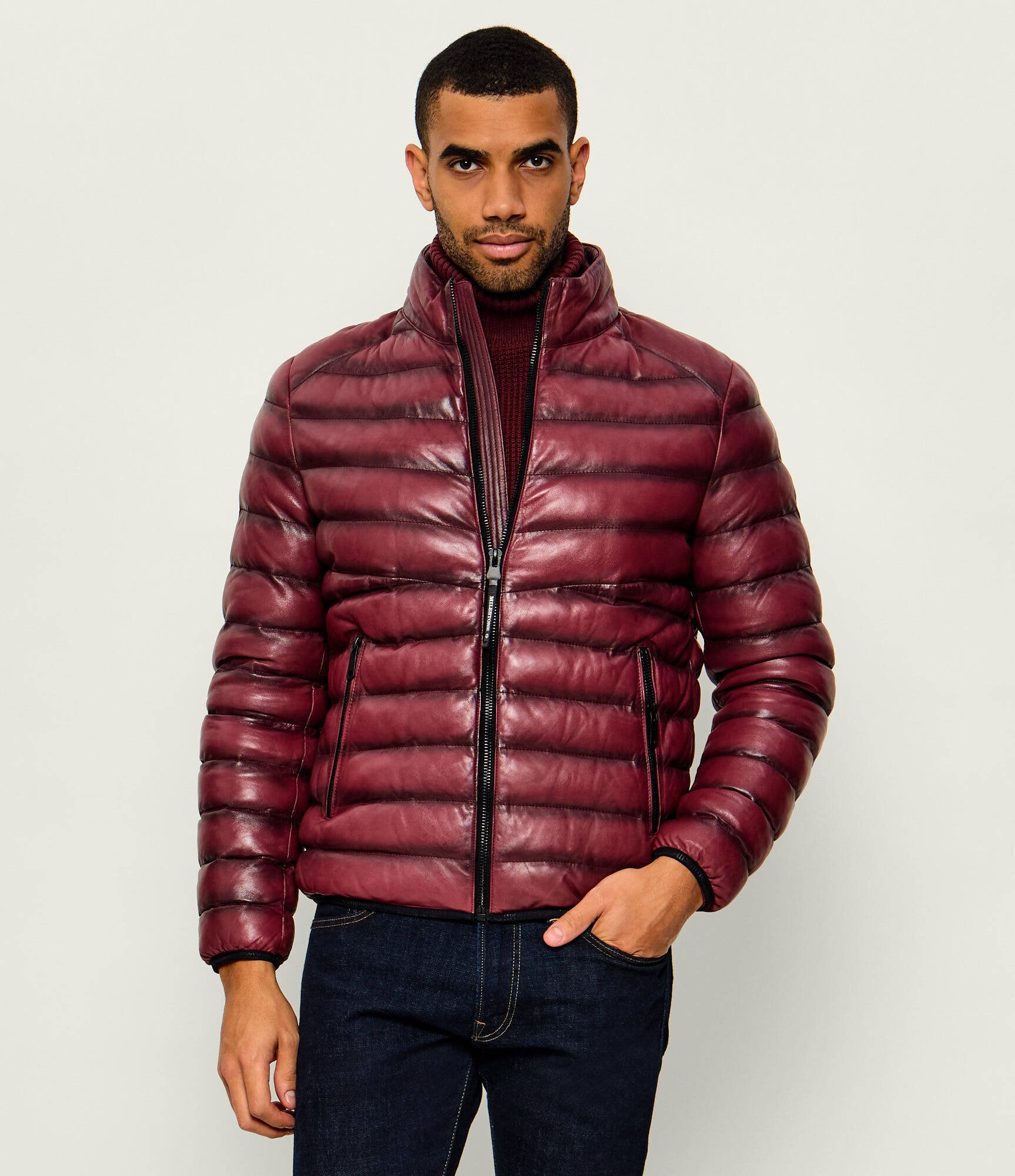Milestone Geacă de piele 2w1 MSHarvey | regular fit
