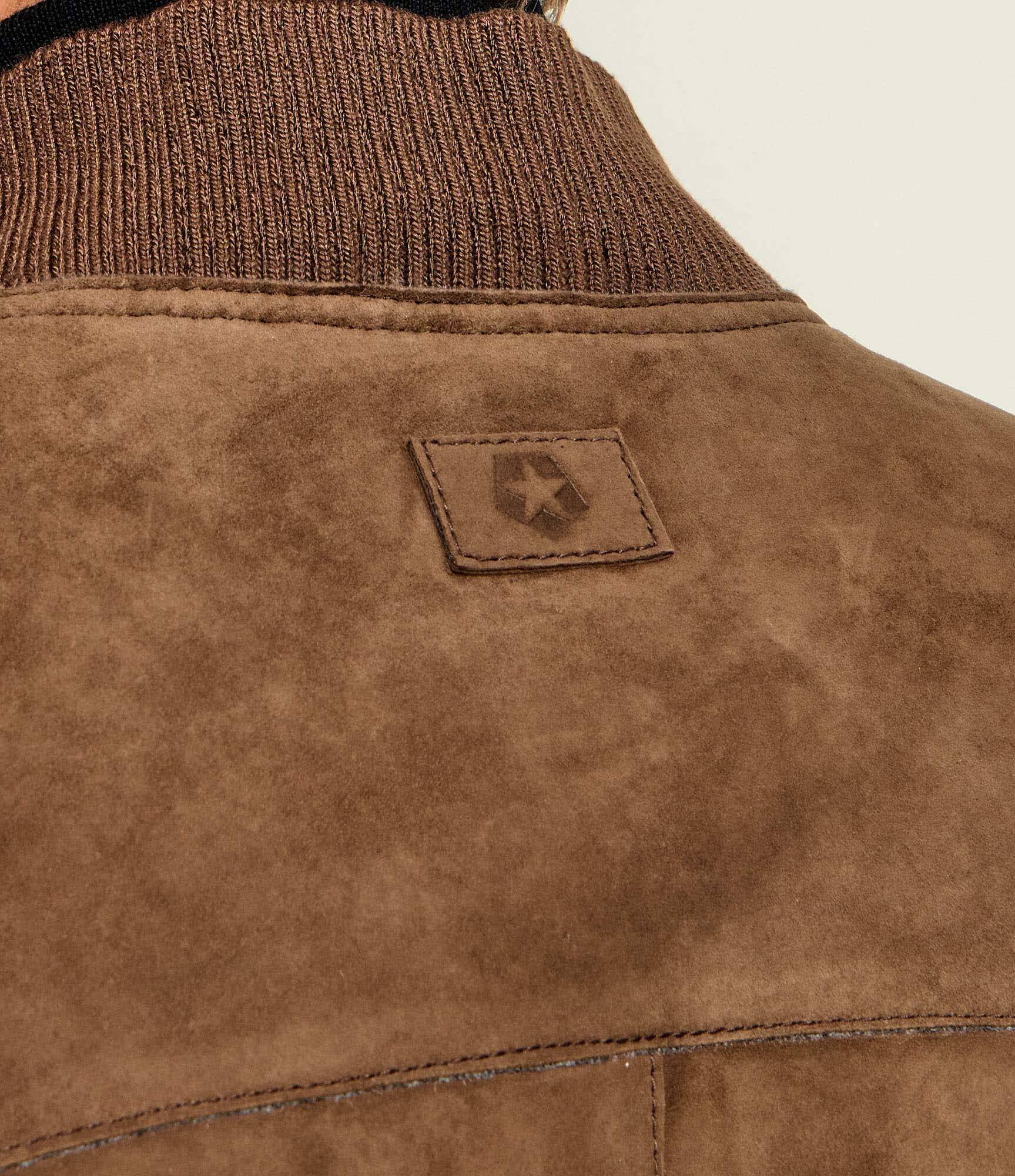 Milestone Geacă de piele bomber MSJoshua | regular fit cu adaos de lână