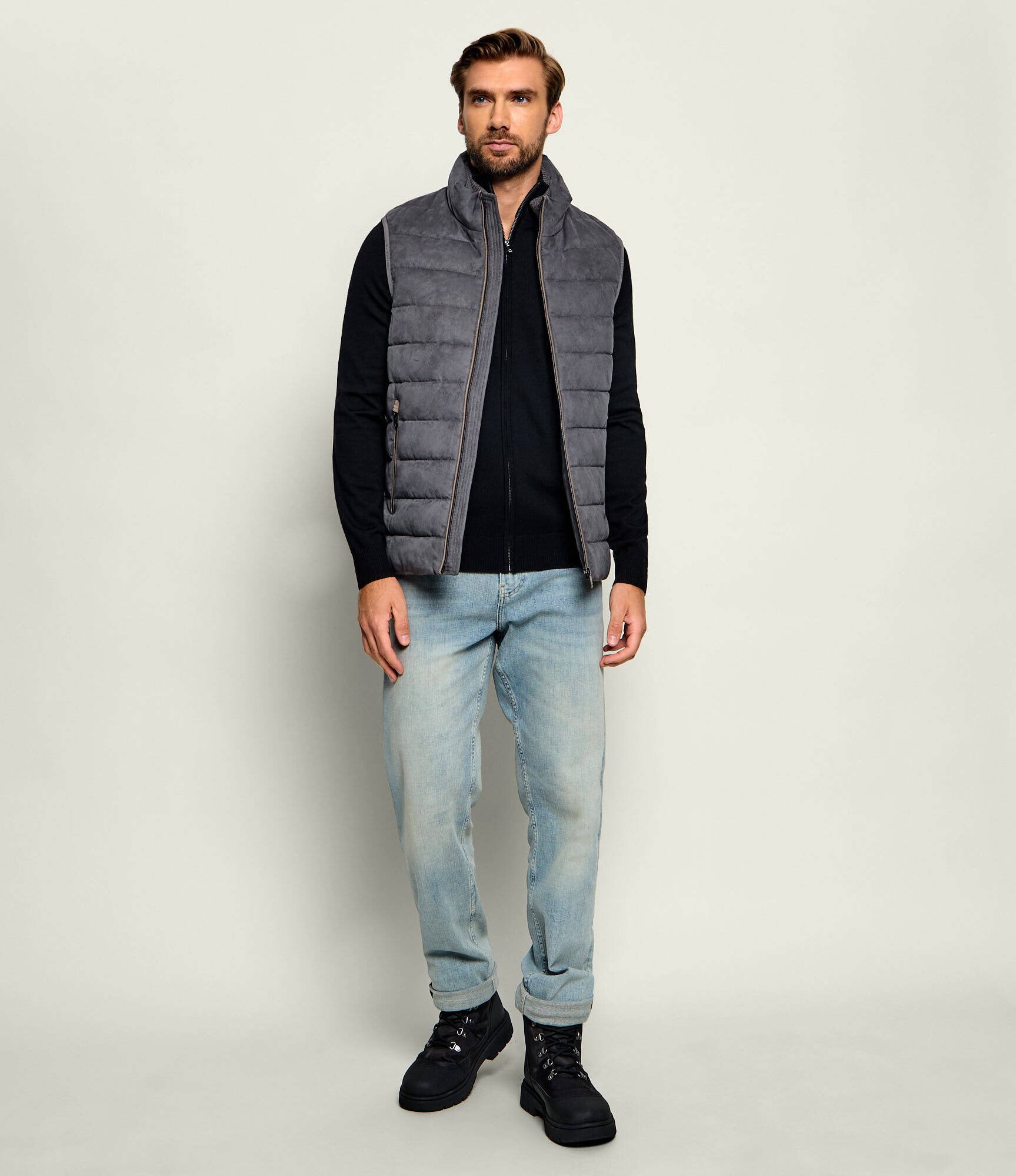 Milestone Vestă MSDawson | regular fit cu adaos de lână