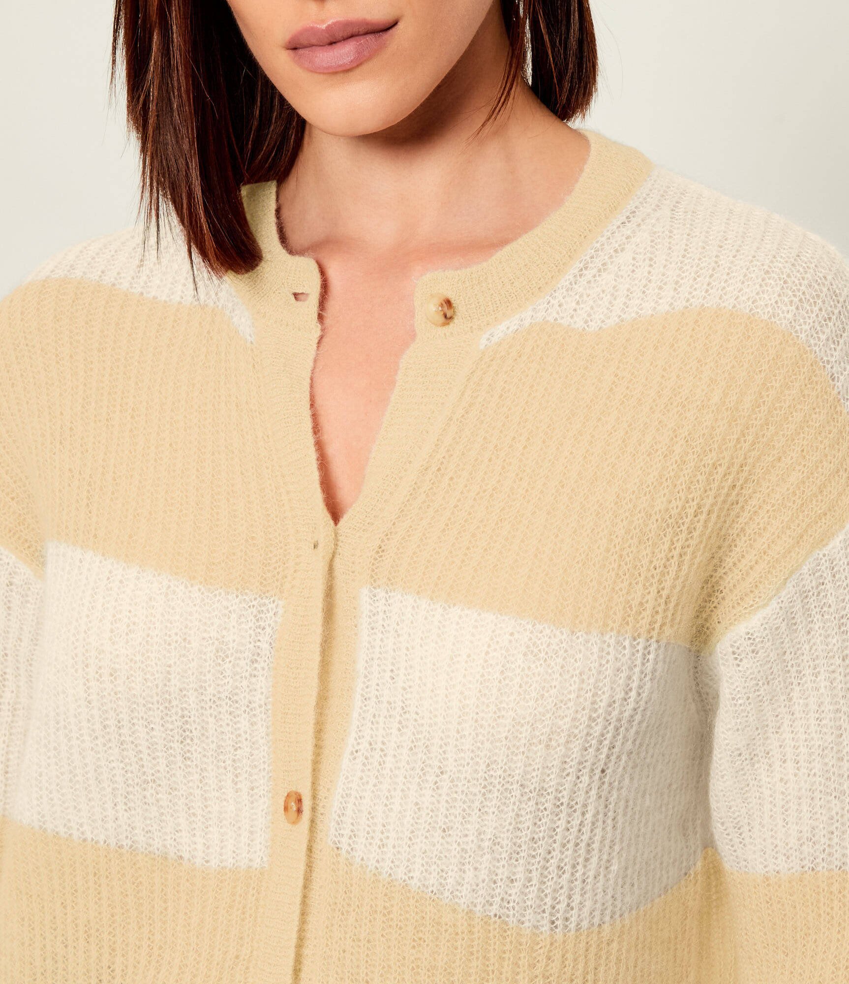 MM Cardigan MEANDRO | Loose fit cu adaos de lână