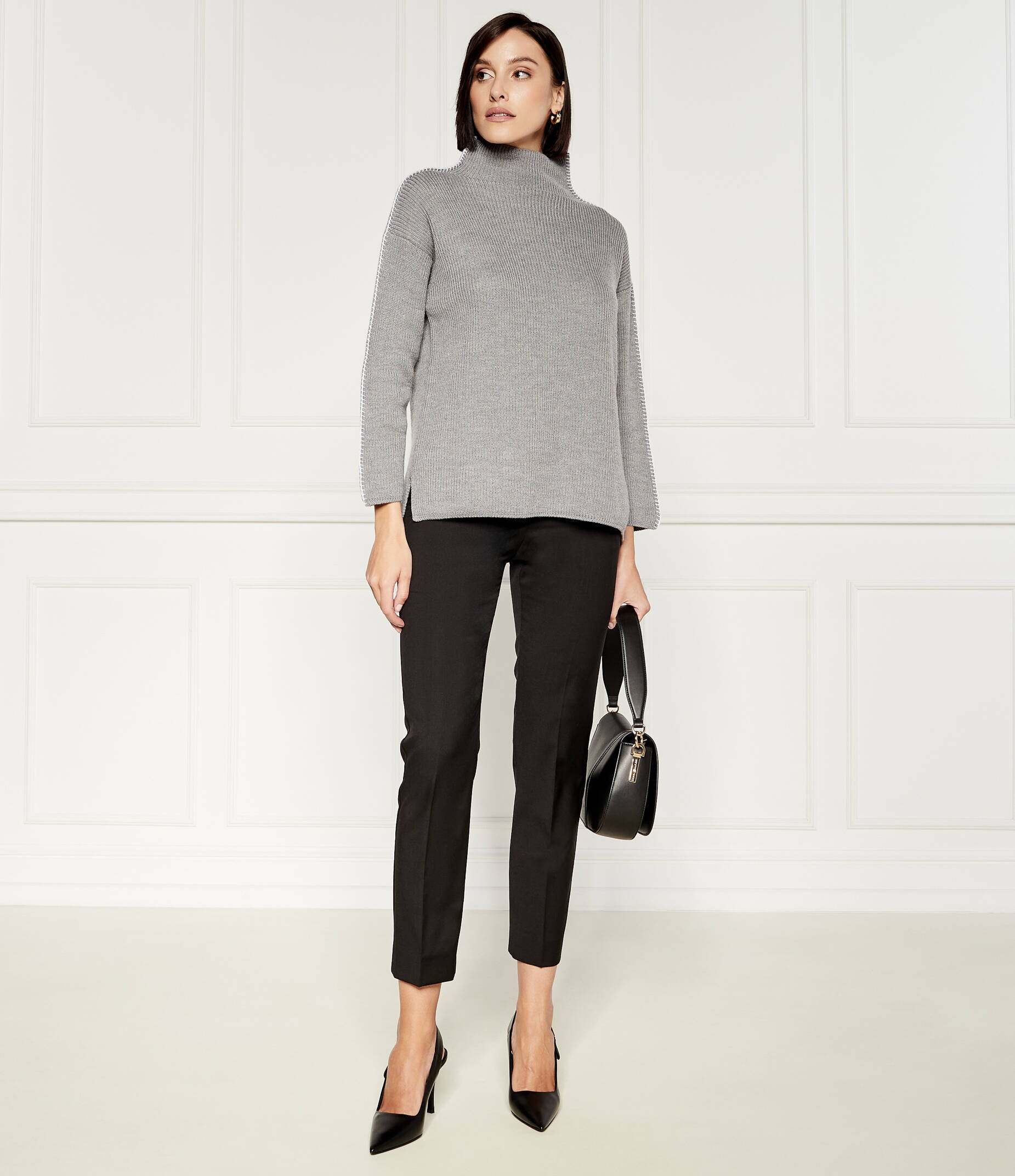 MM De lână pulover | Oversize fit