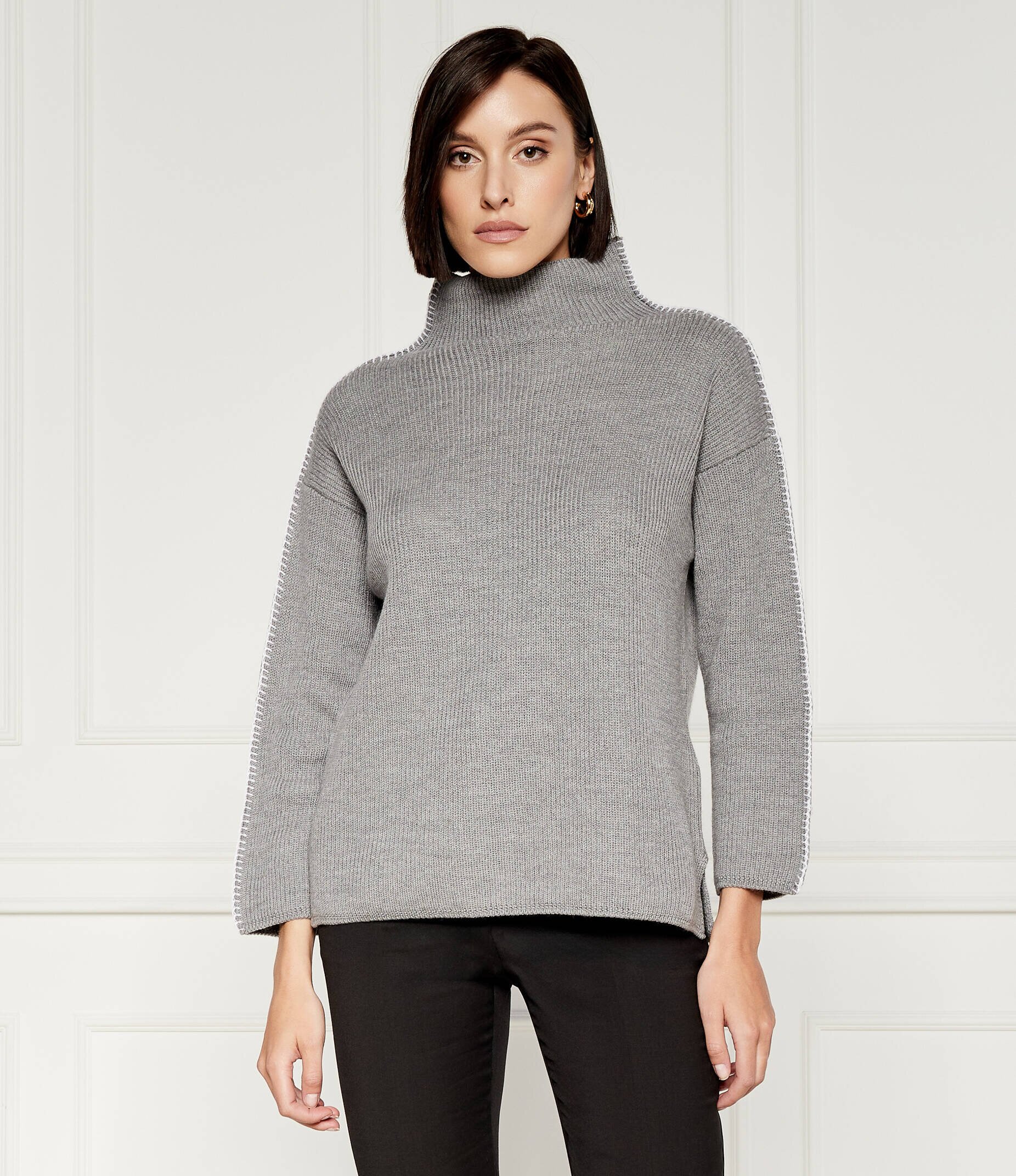 MM De lână pulover | Oversize fit
