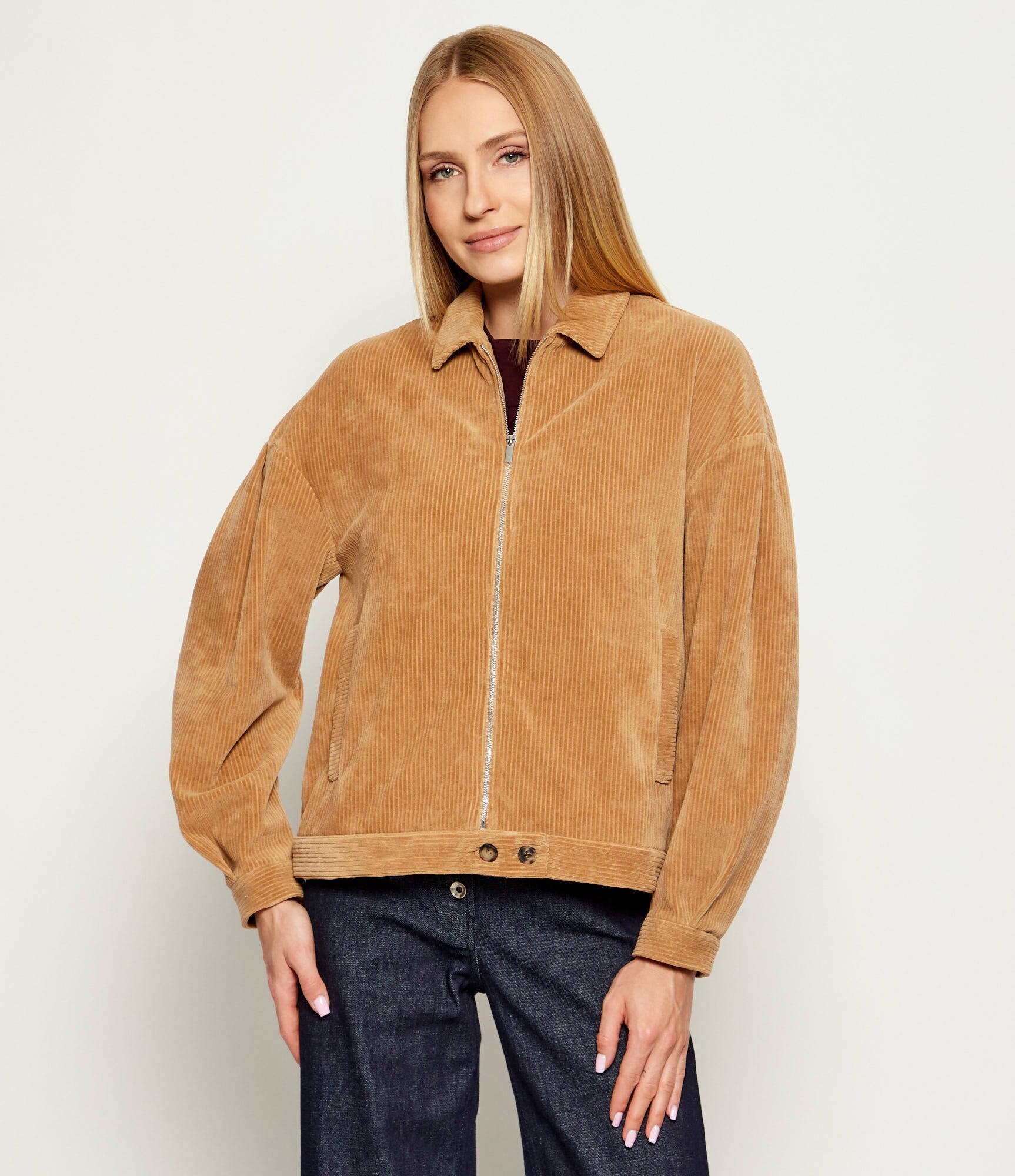 MM Geacă Damara | Relaxed fit | catifea reiată