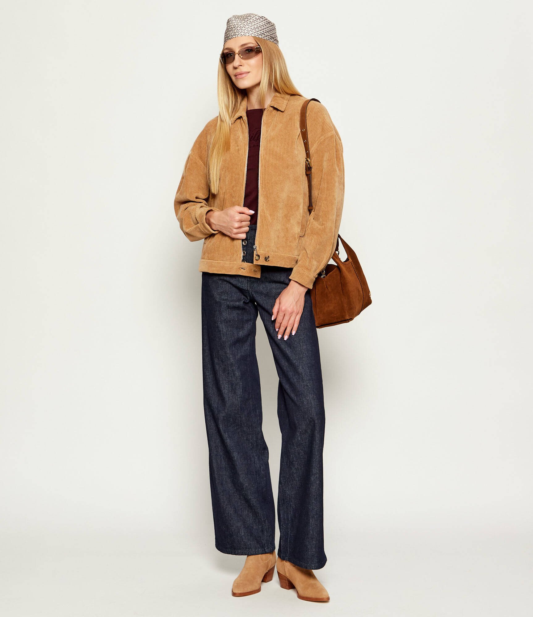 MM Geacă Damara | Relaxed fit | catifea reiată