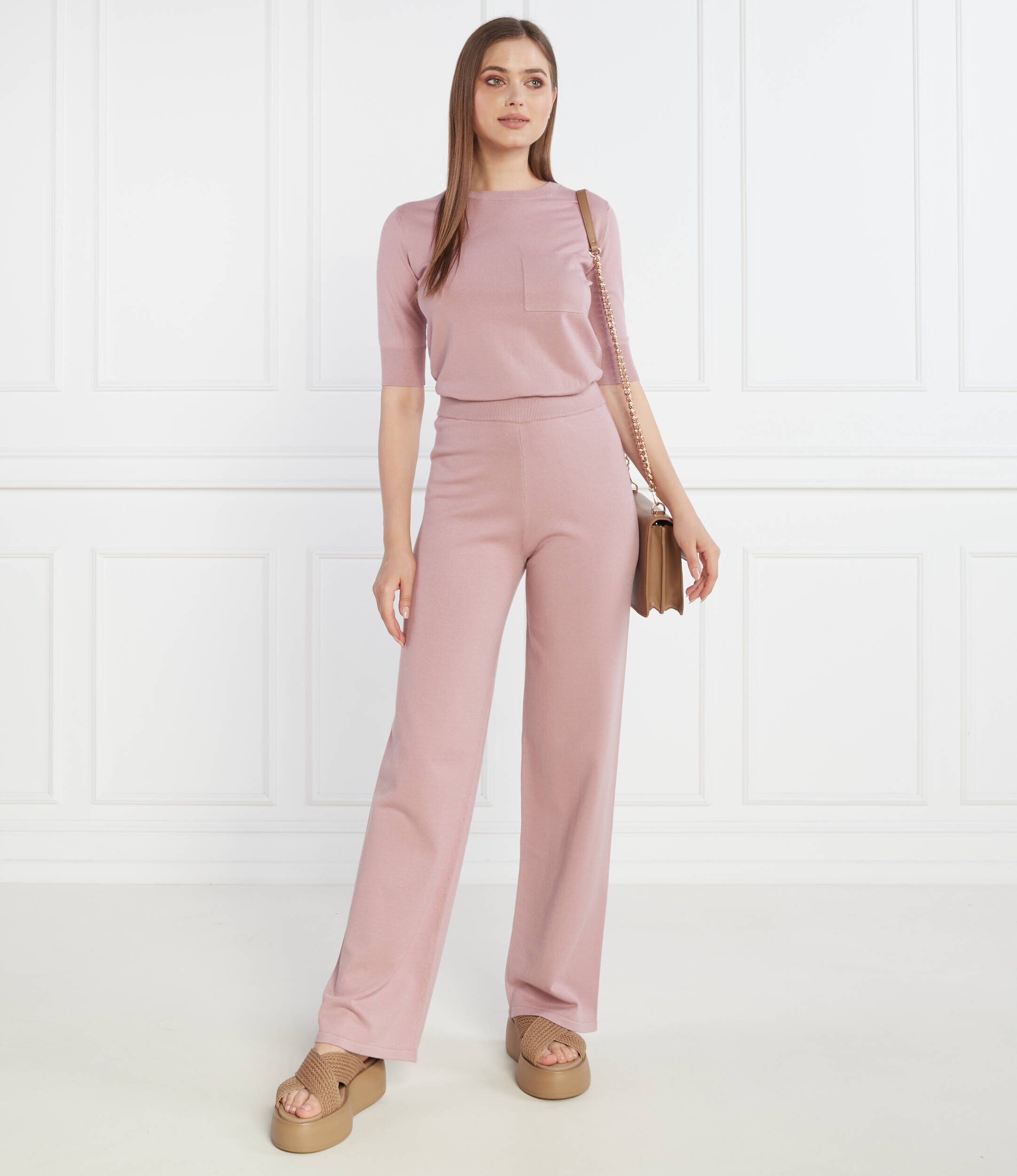 MM Pantaloni de tricot GIROTTA | Regular Fit
