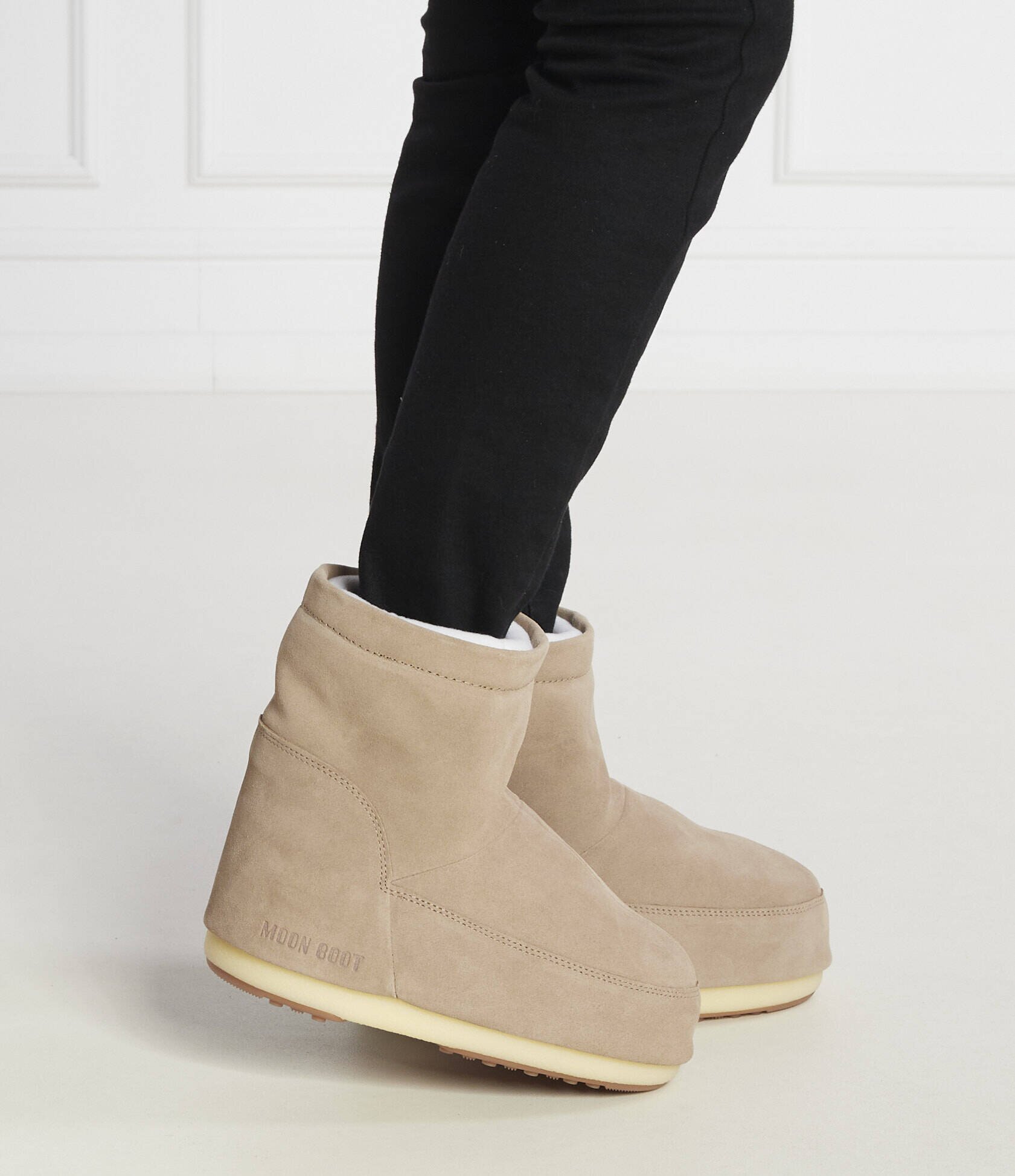 Moon Boot Bocanci Icon Low Nolace | piele întoarsă