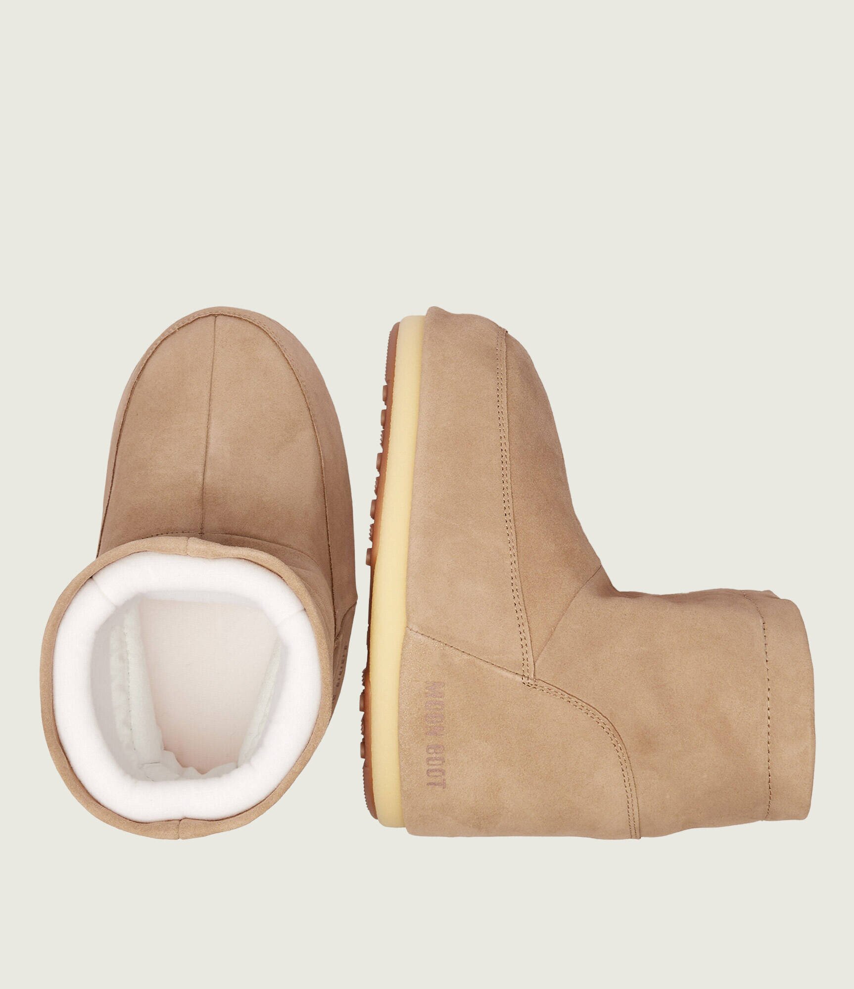 Moon Boot Bocanci ICON LOW | piele întoarsă