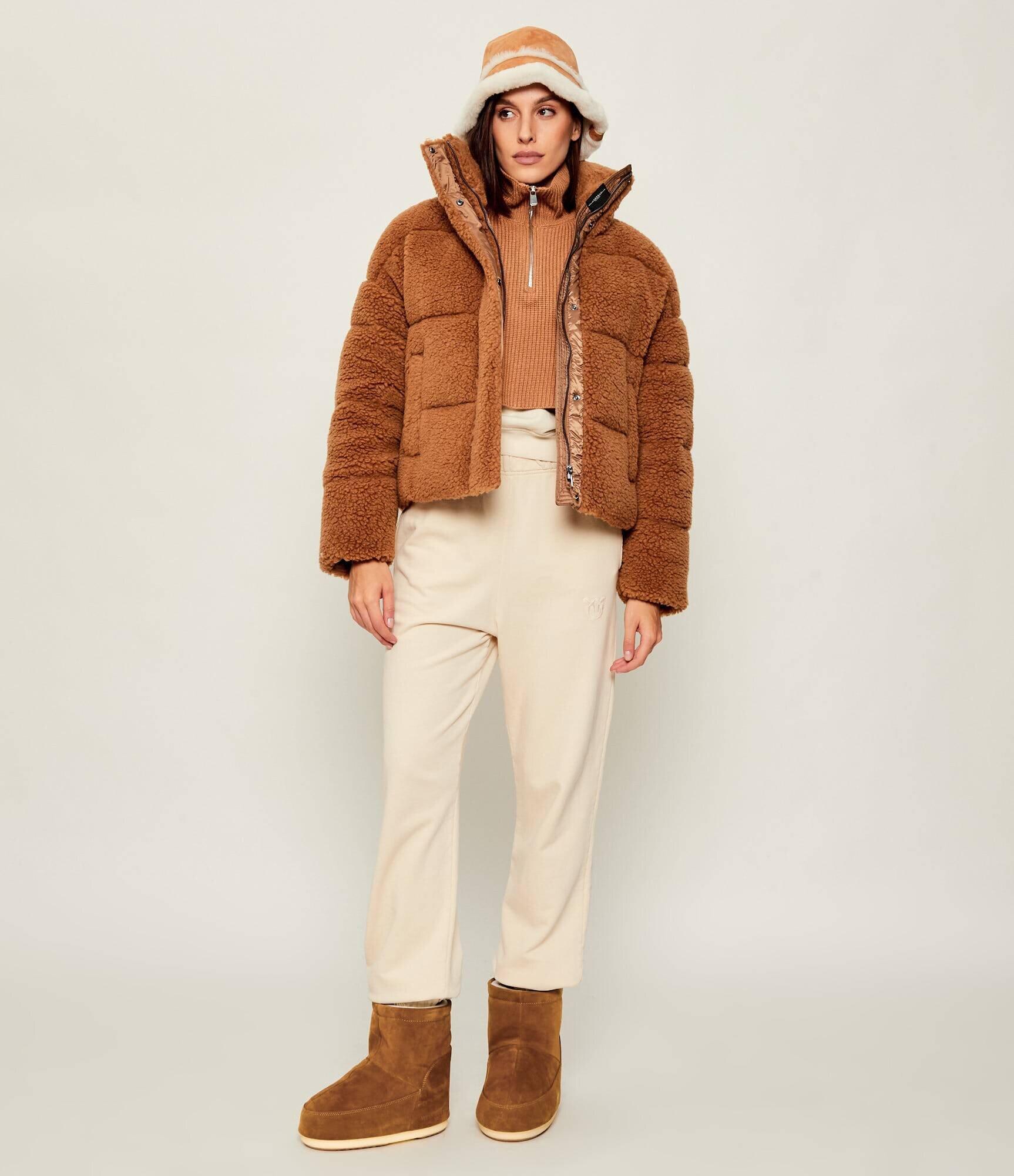 Moon Boot Bocanci ICON LOW | piele întoarsă