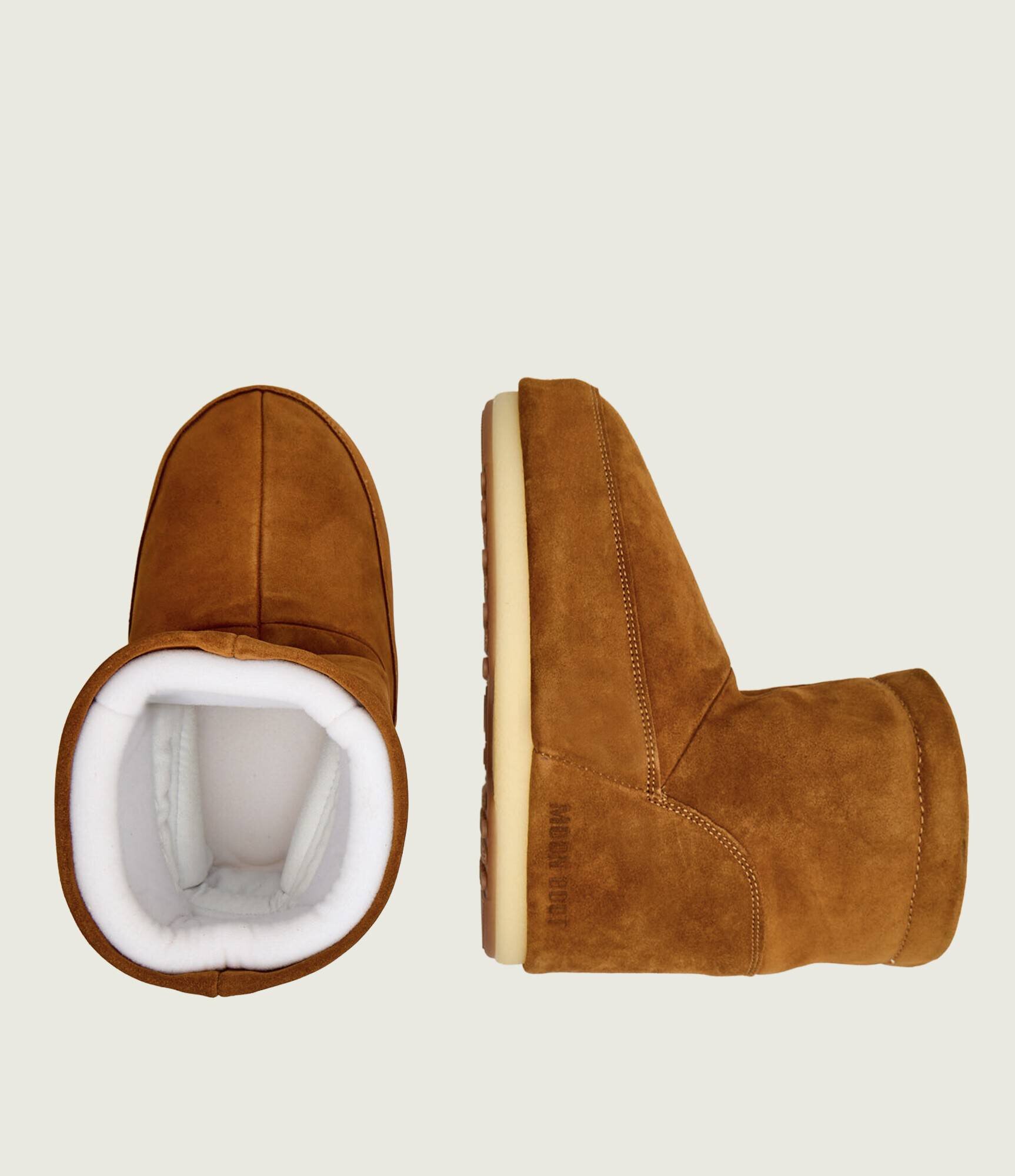 Moon Boot Bocanci ICON LOW | piele întoarsă