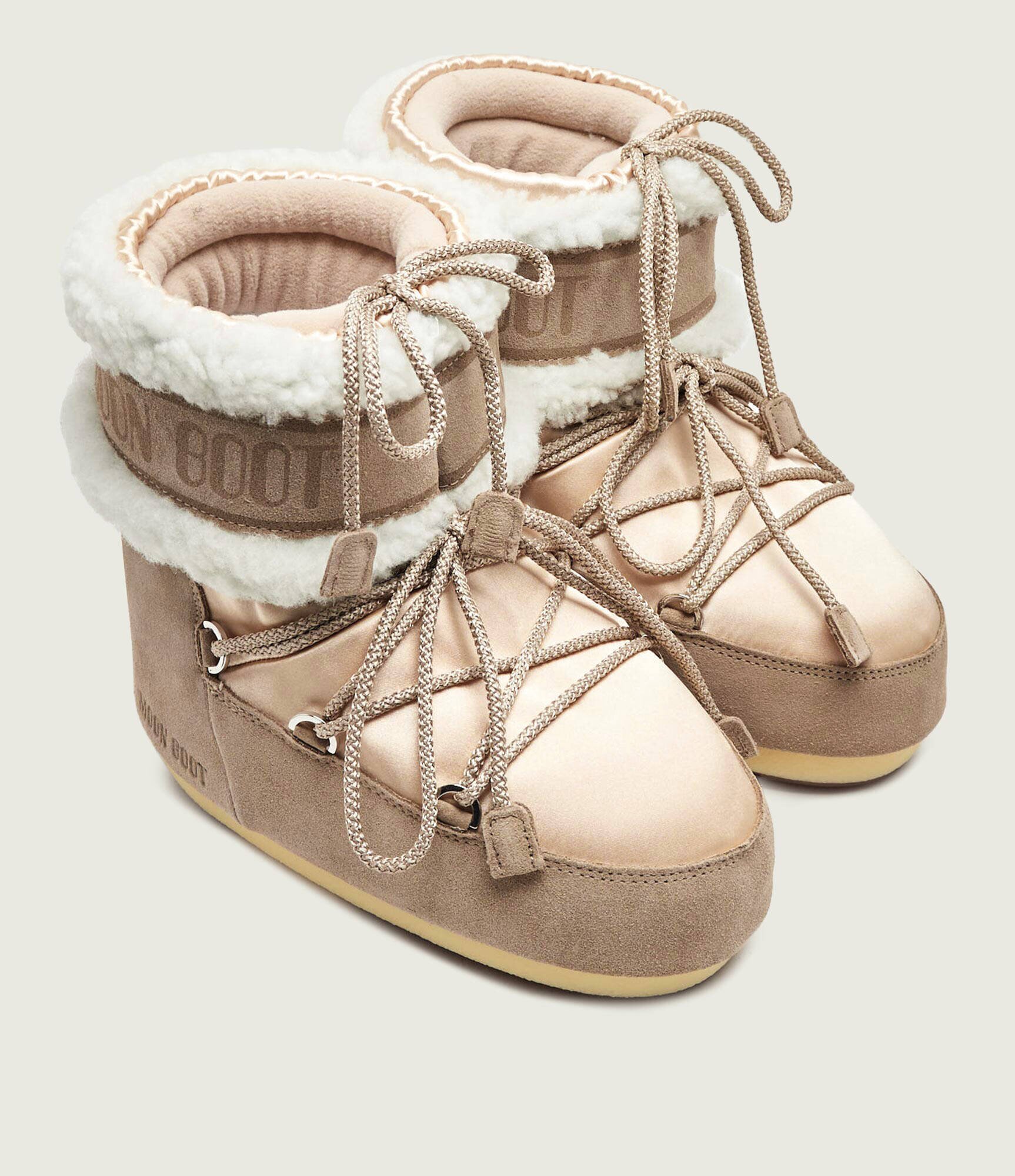 Moon Boot Bocanci MB Icon Low Pearly Plus | shearling | zamsz