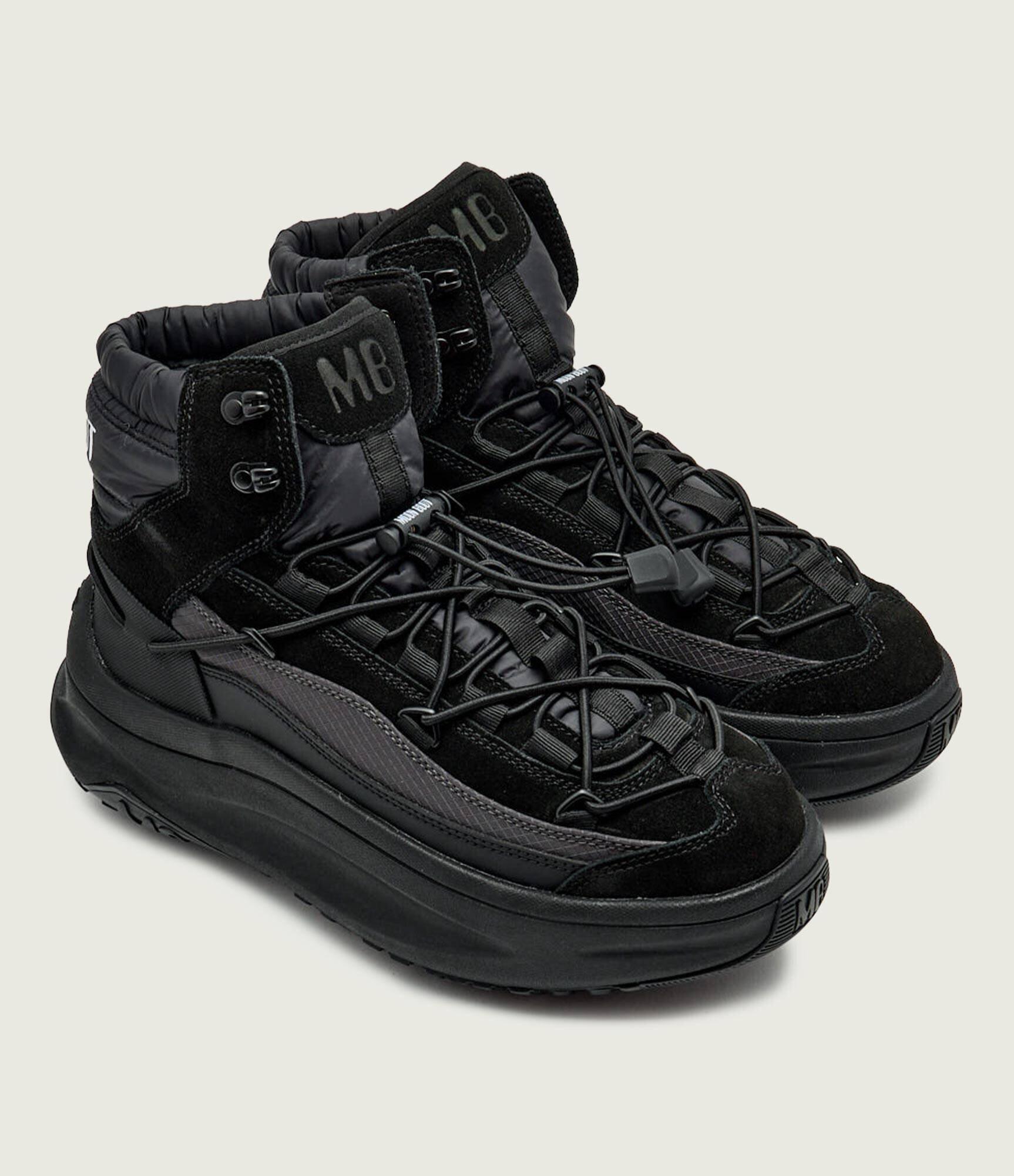 Moon Boot Bocanci MOON247 cu adaos de piele